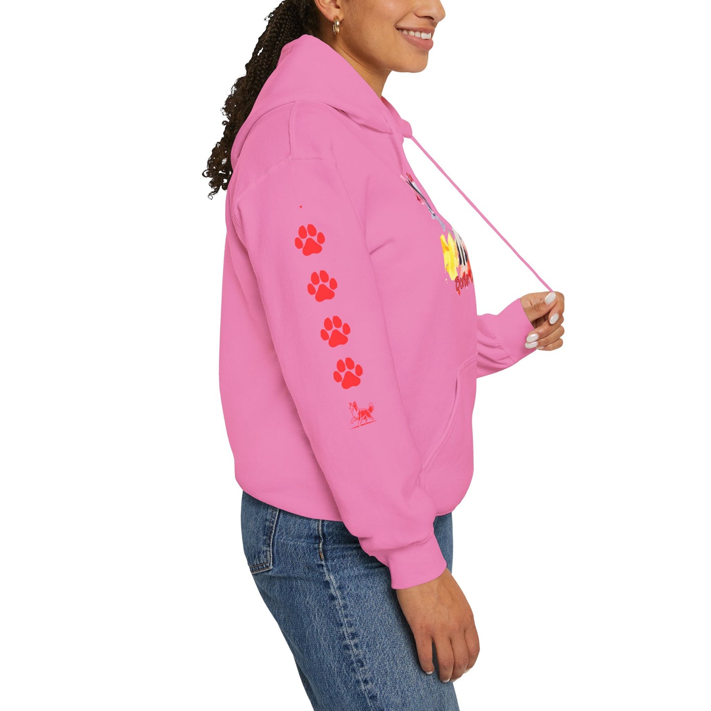 Emotional Support Human for my Border Collie Hoodie
