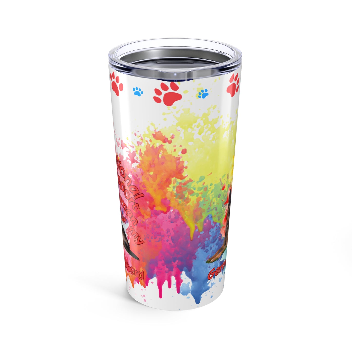 Emotional Support Human for my German Shepherd Coffee Tumbler