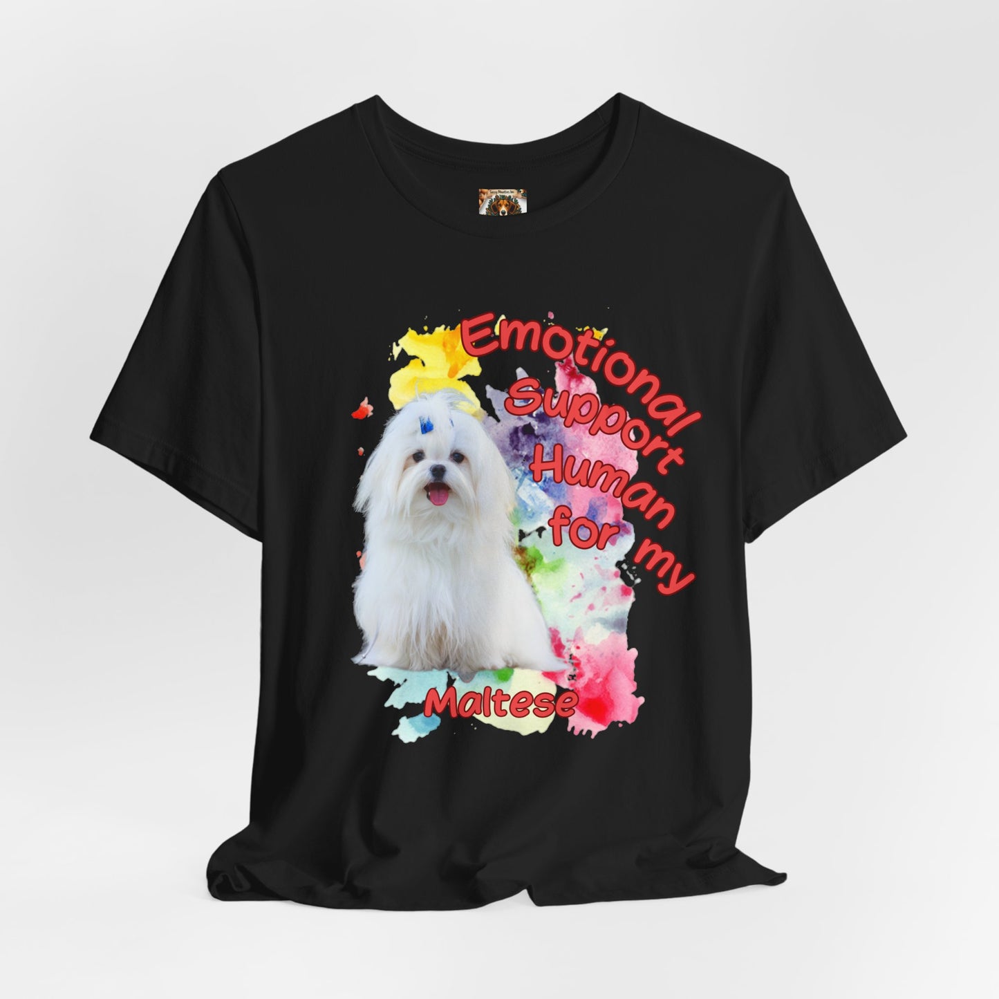 Emotional Support Human Maltese Tee