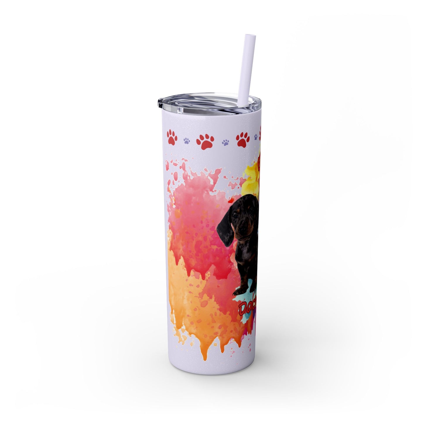 Emotional Support Human for my Dachshund Smooth Hair Skinny Tumbler