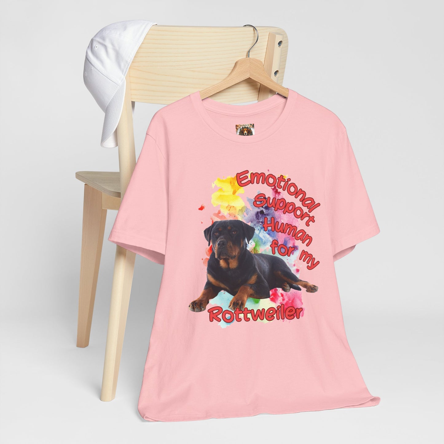 Emotional Support Human Rottweiler Tee