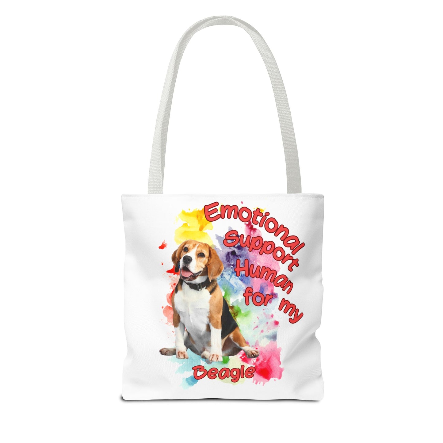 Emotional Support Human for my Beagle Tote Bag