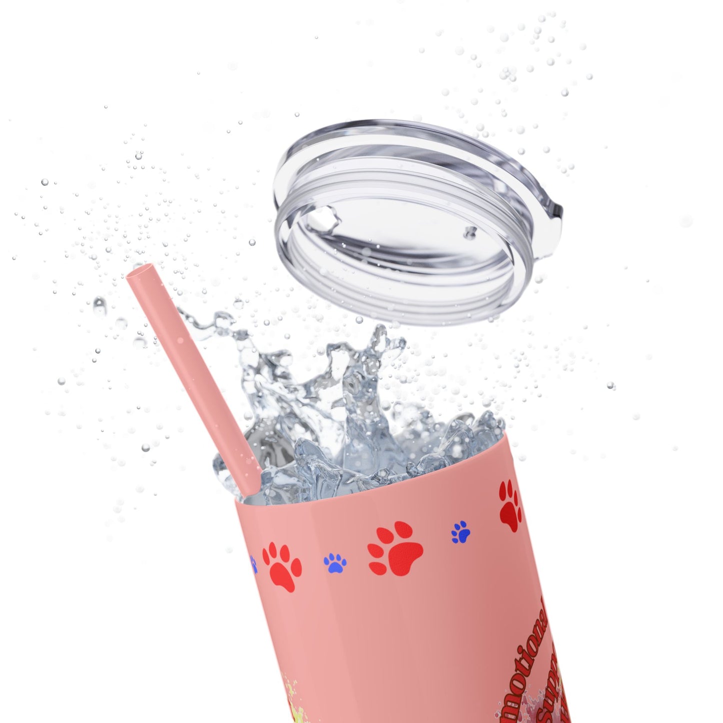 Emotional Support Human for my Dachshund, wire haired, Skinny Tumbler