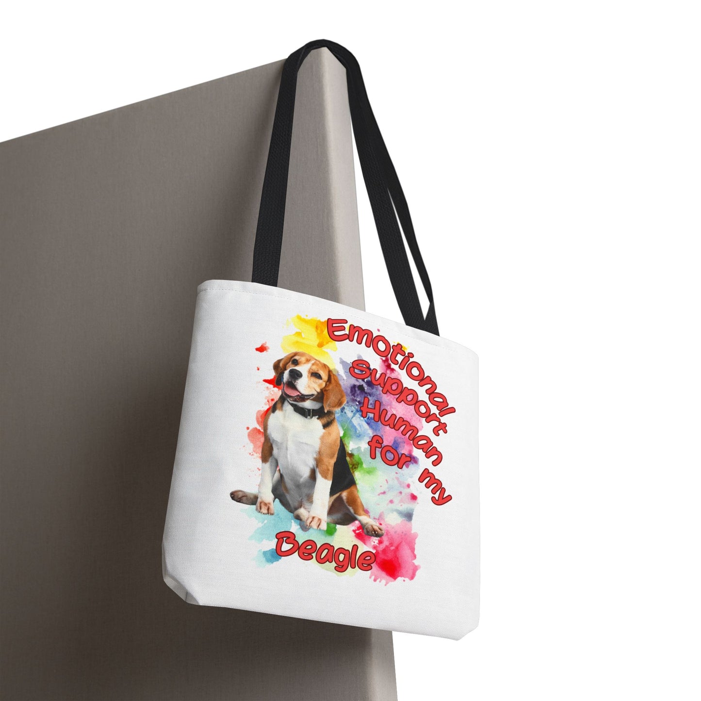 Emotional Support Human for my Beagle Tote Bag