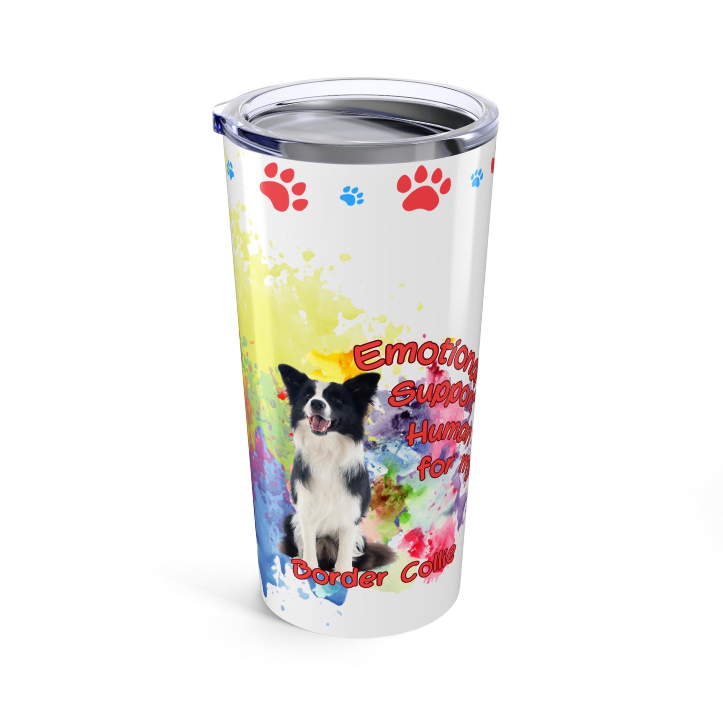 Emotional Support Human for my border collie Coffee Tumbler