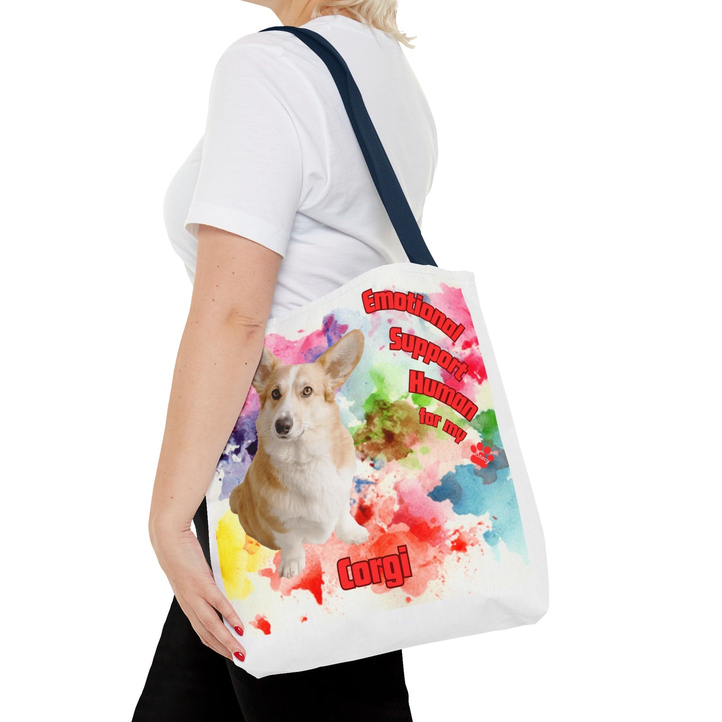 Emotional Support Human for my Corgi Tote bag
