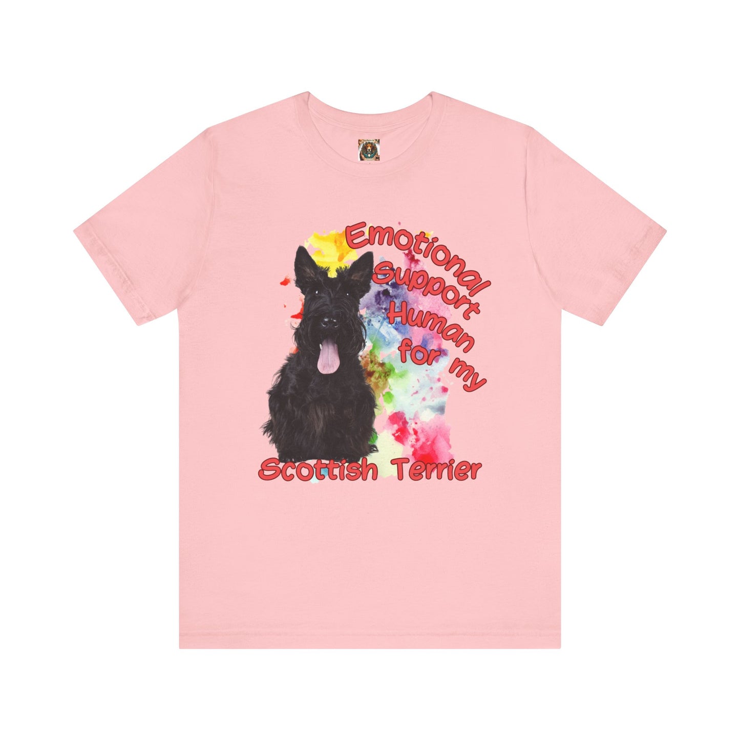 Emotional Support Human for Scottish Terrier Lovers tee