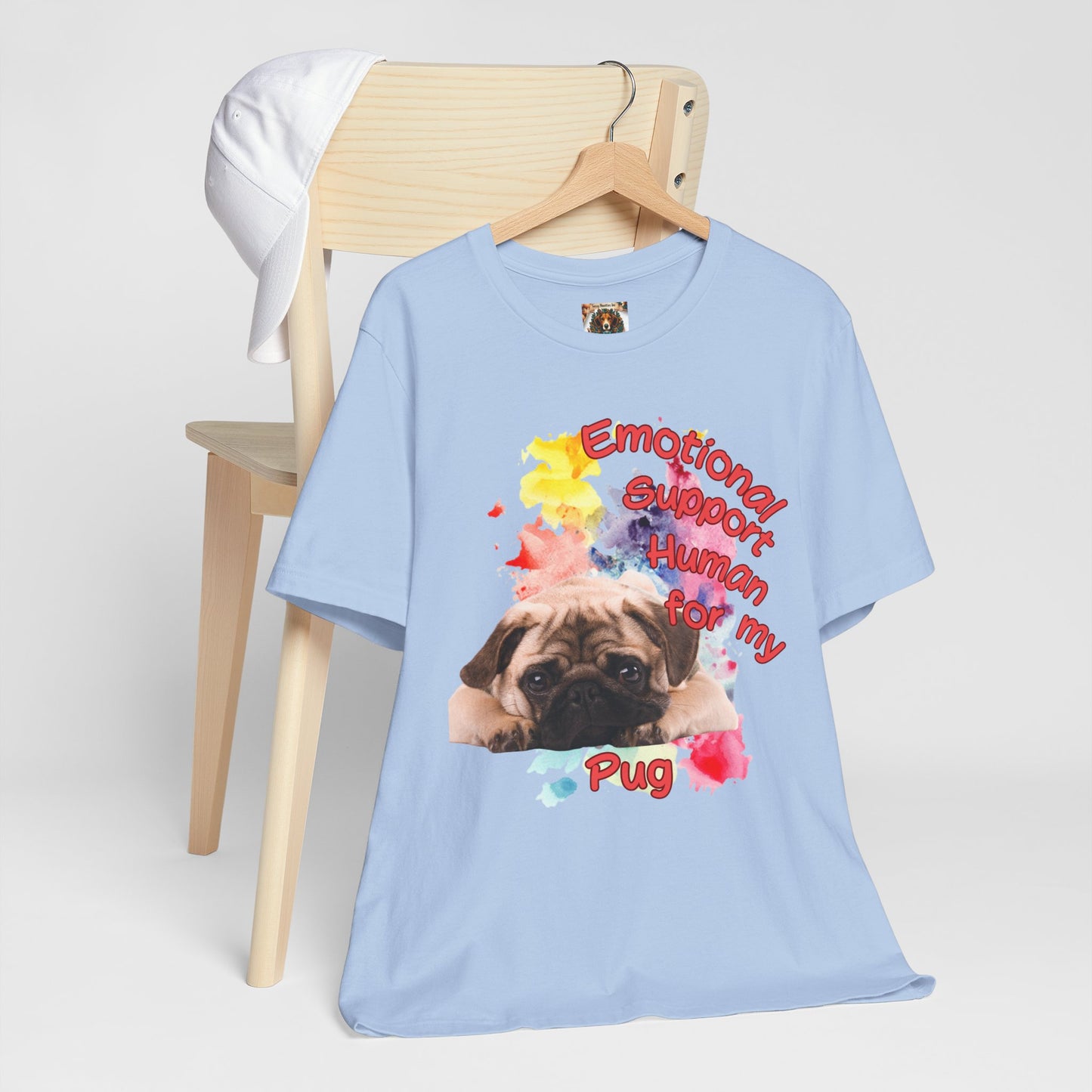 Emotional Support Human Pug Tee