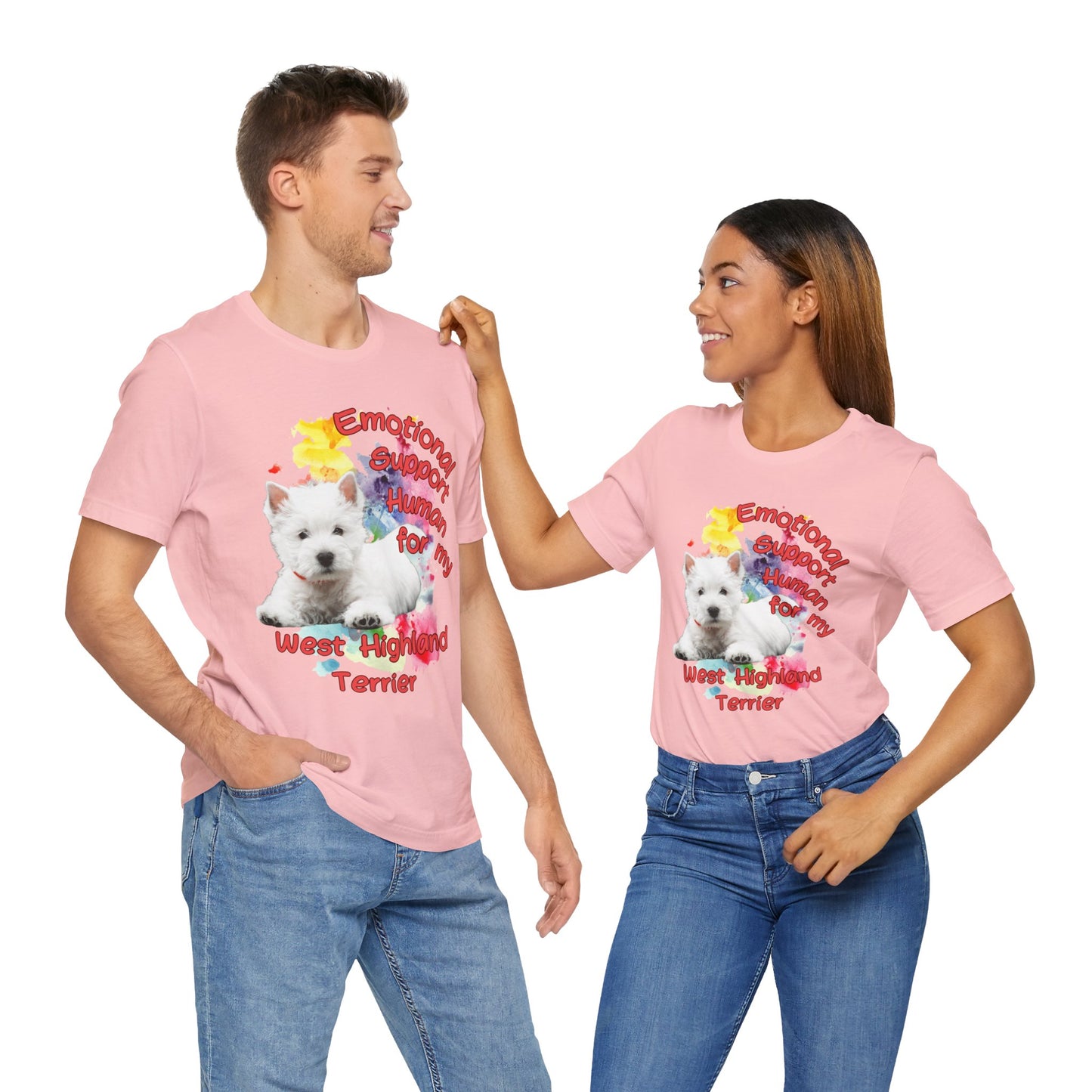 Emotional Support Human Westie Tee