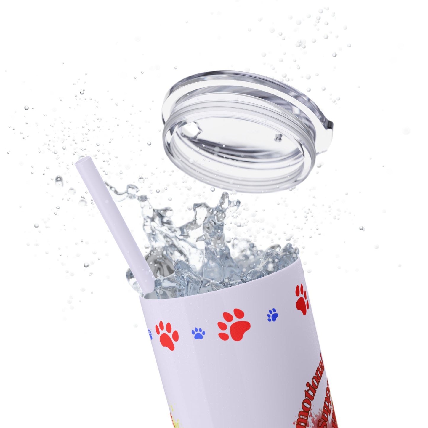 Emotional Support Human for my Dachshund, wire haired, Skinny Tumbler