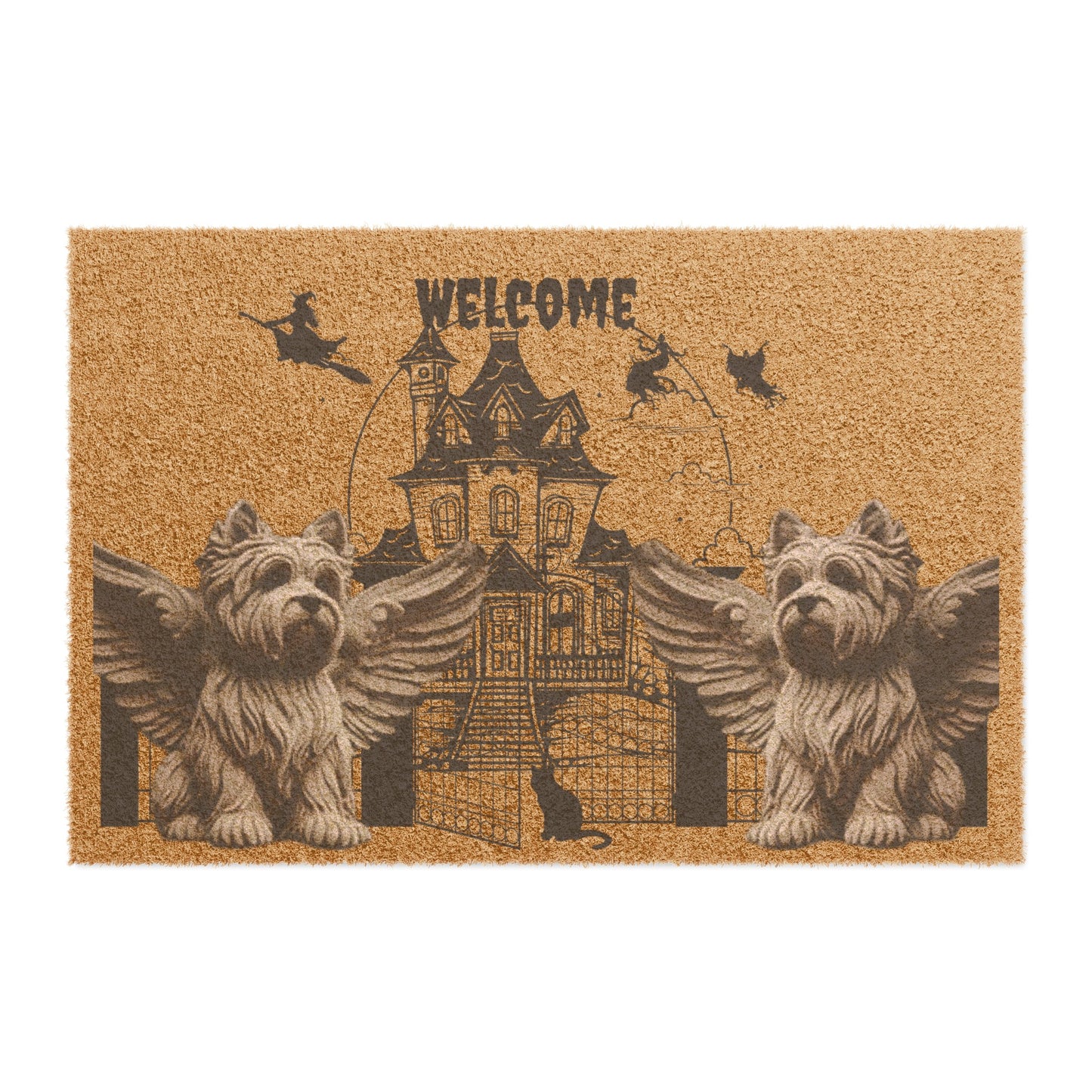 Westie Gargoyle Doormat
