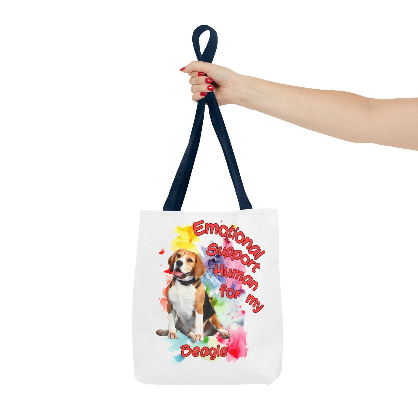 Emotional Support Human for my Beagle Tote Bag