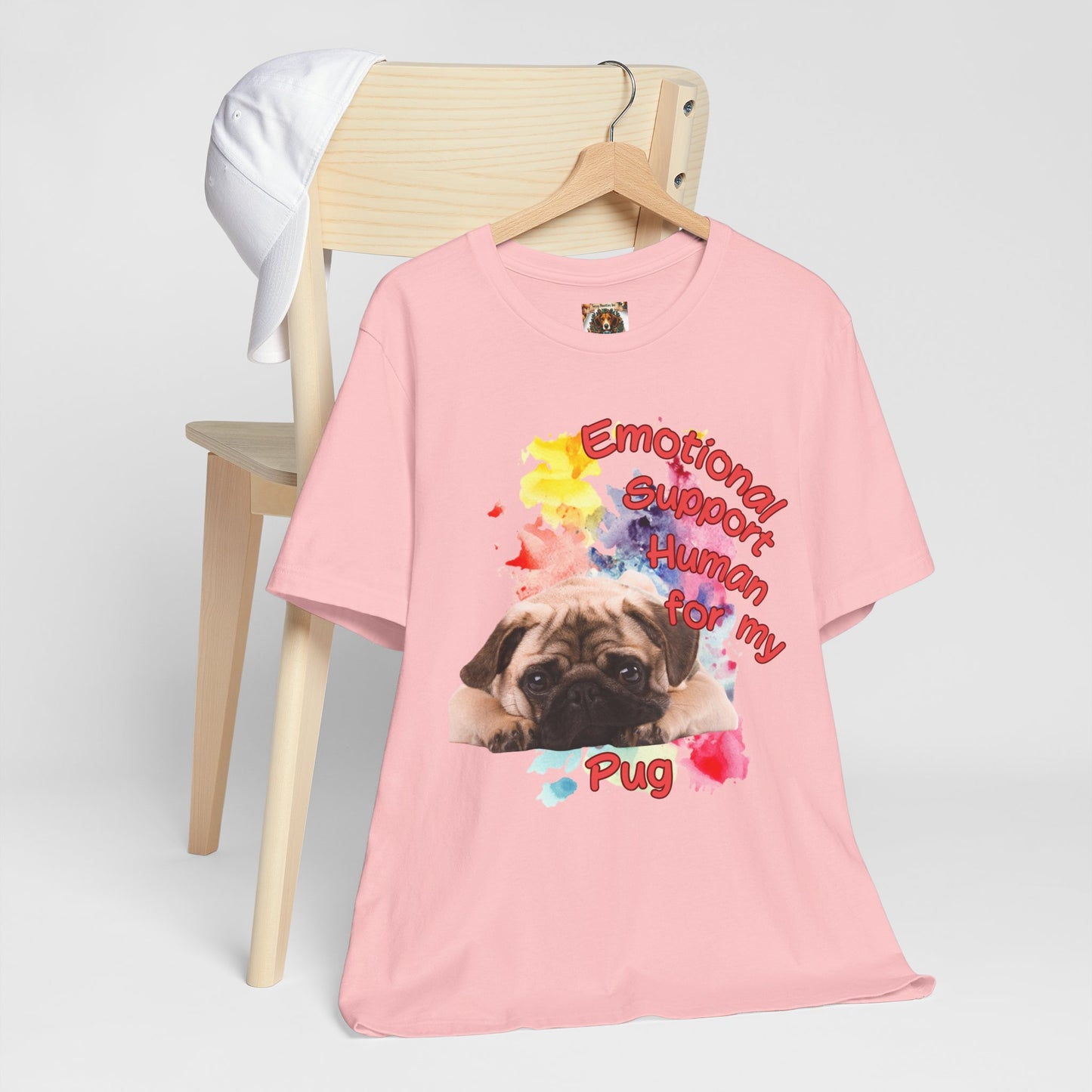 Emotional Support Human Pug Tee