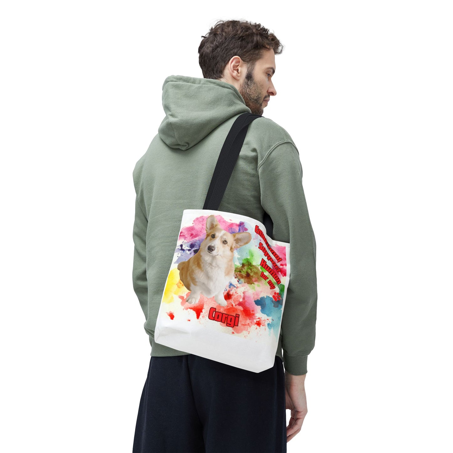 Emotional Support Human for my Corgi Tote bag