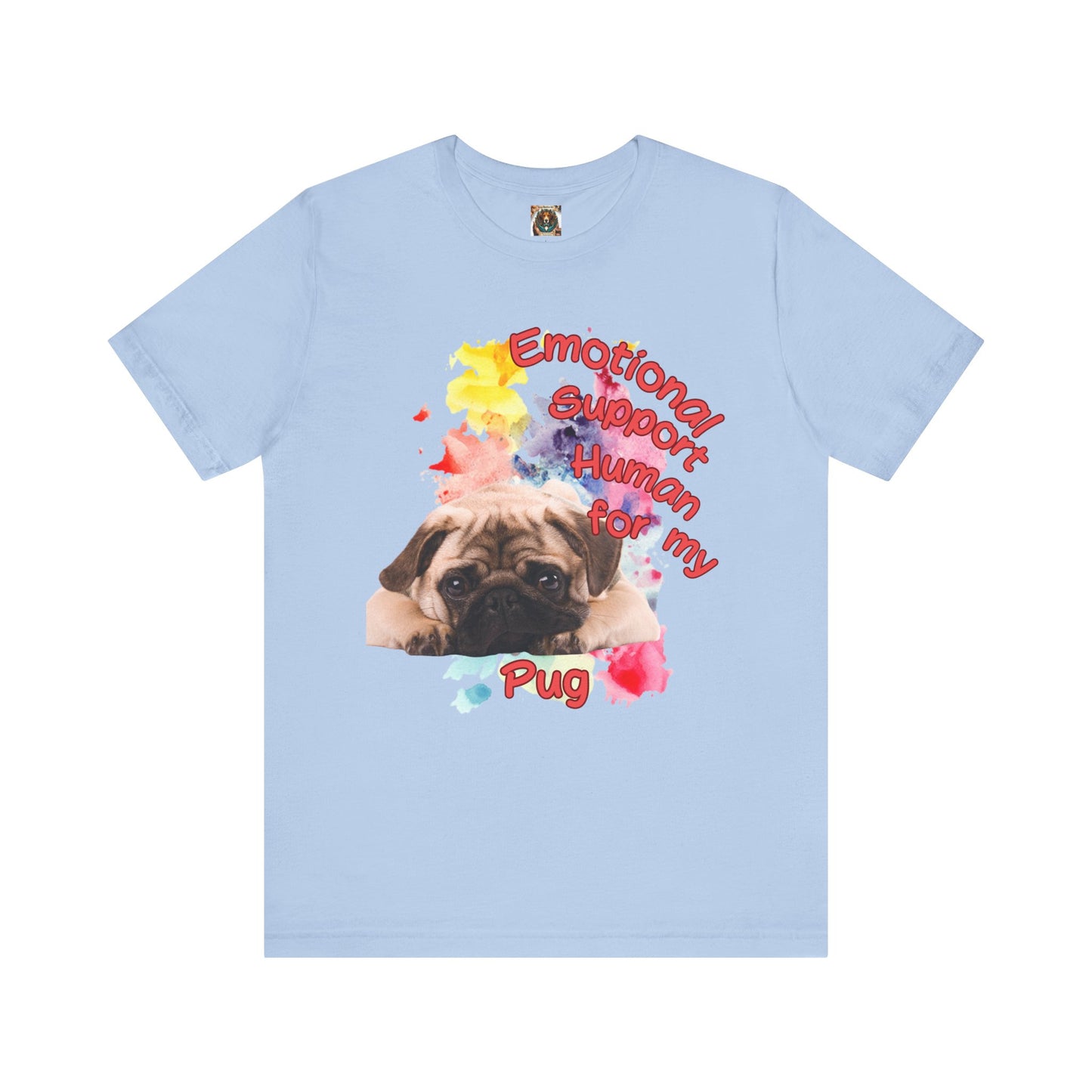 Emotional Support Human Pug Tee