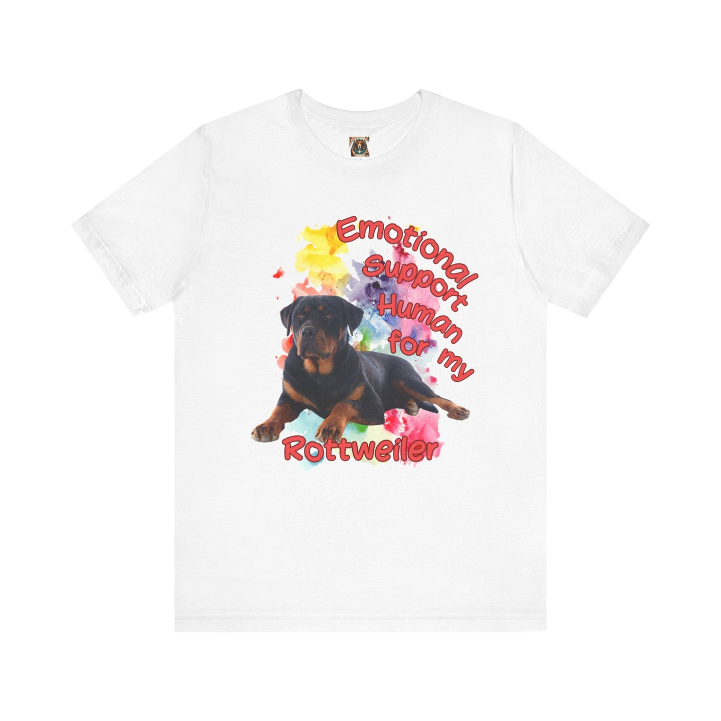 Emotional Support Human Rottweiler Tee