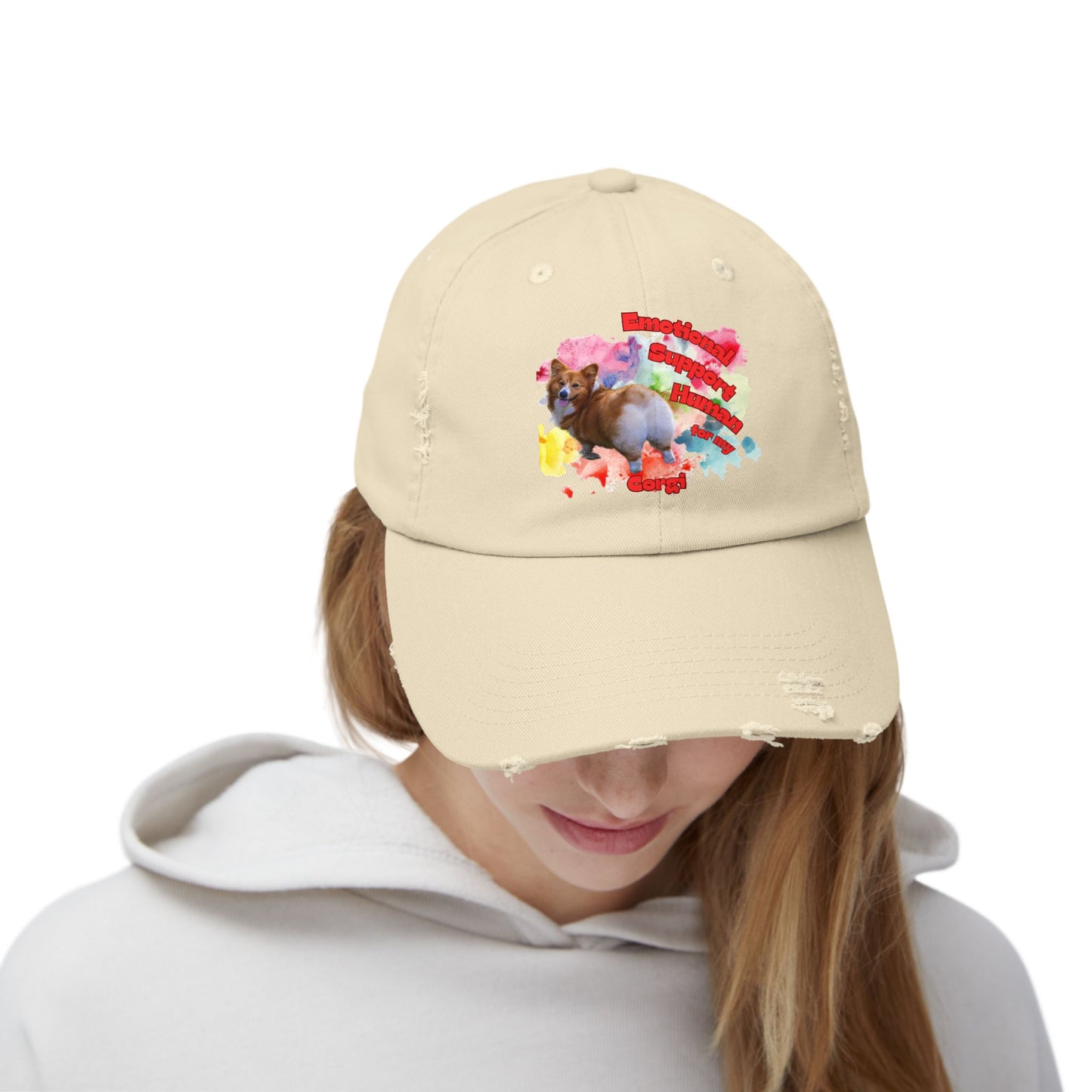 Emotional Support Human for my Corgi Hat