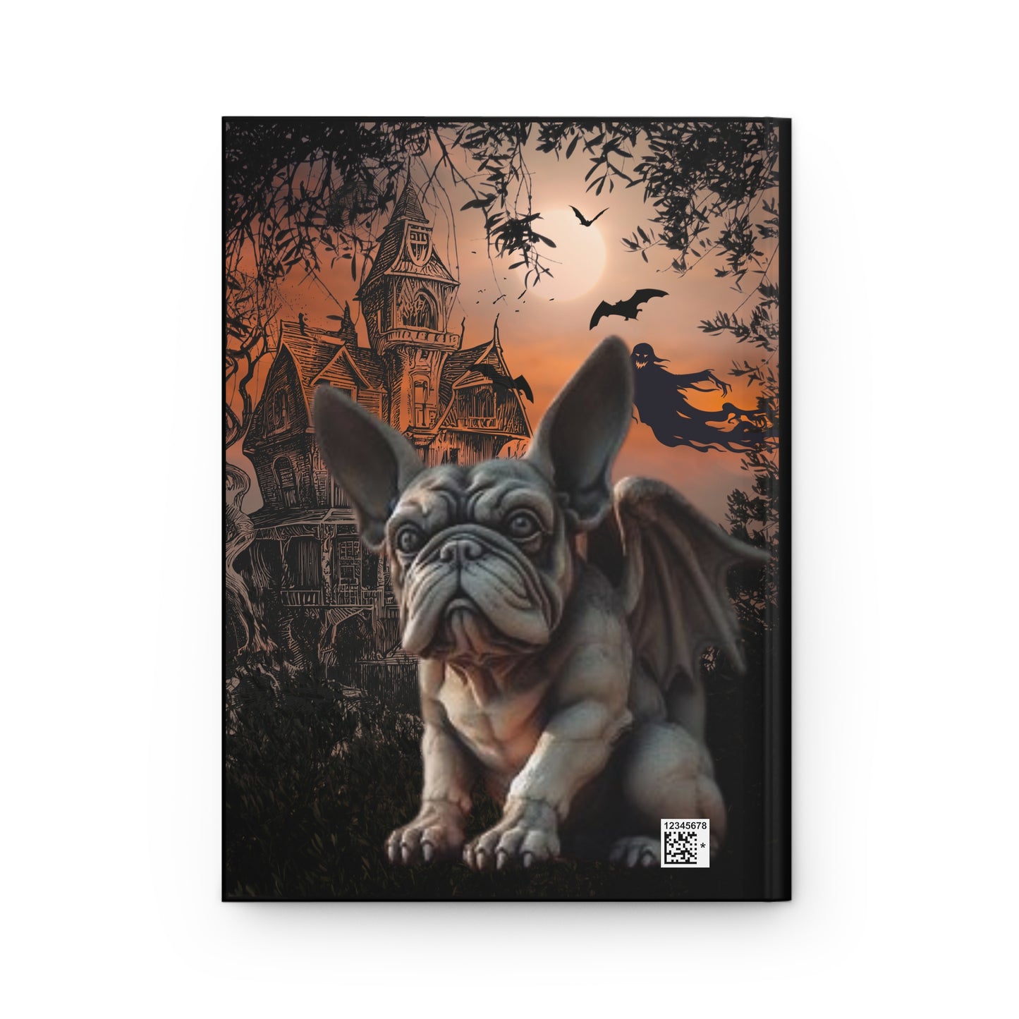 French Bulldog Gargoyle Hardcover Journal Matte