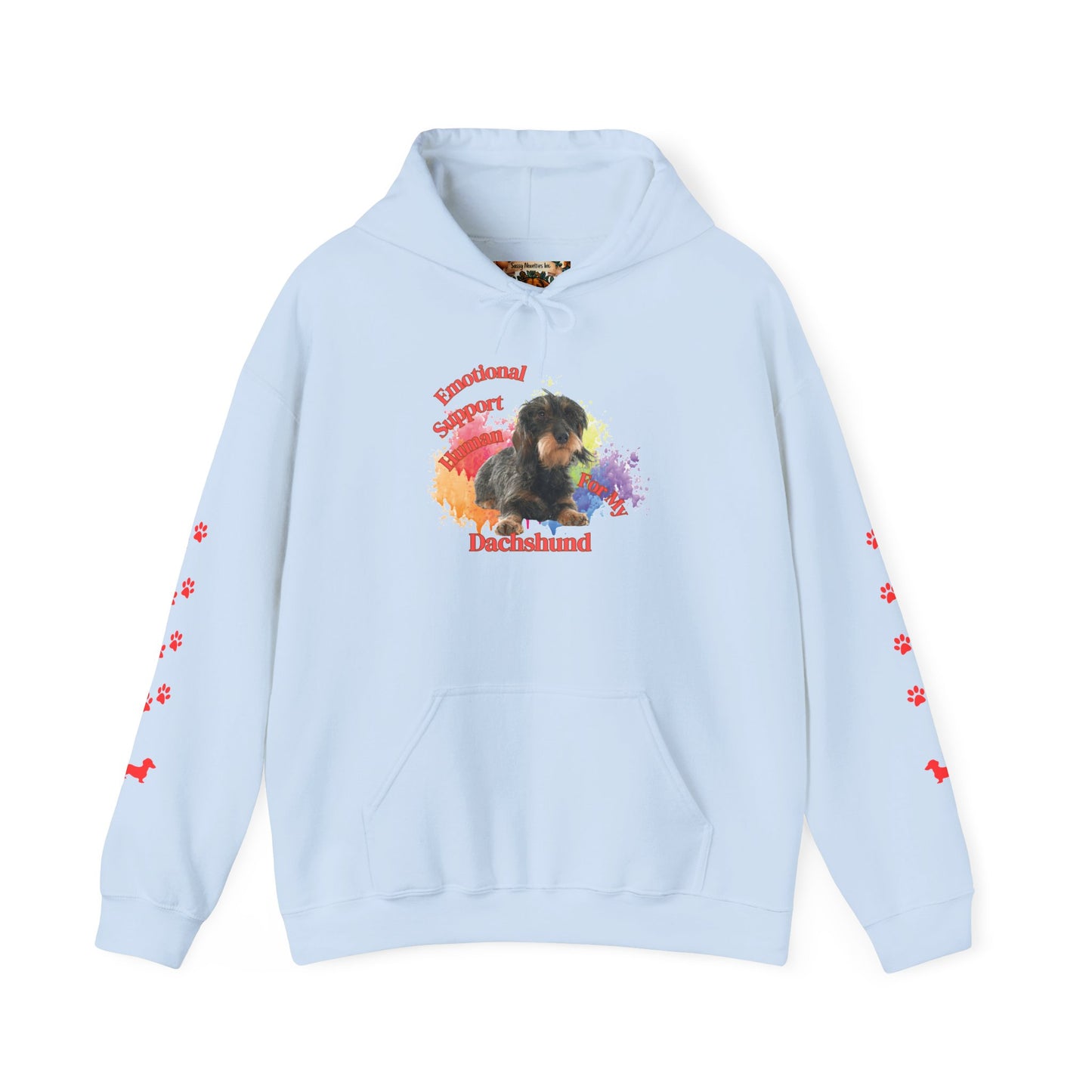Emotional Support Human for my Dachshund Wire haired Hoodie