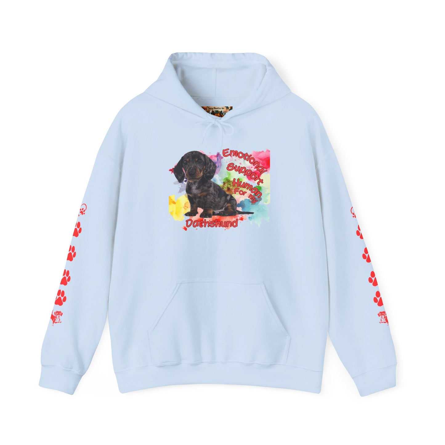 Emotional Support Human for my Dachshund Smooth hair Hoodie