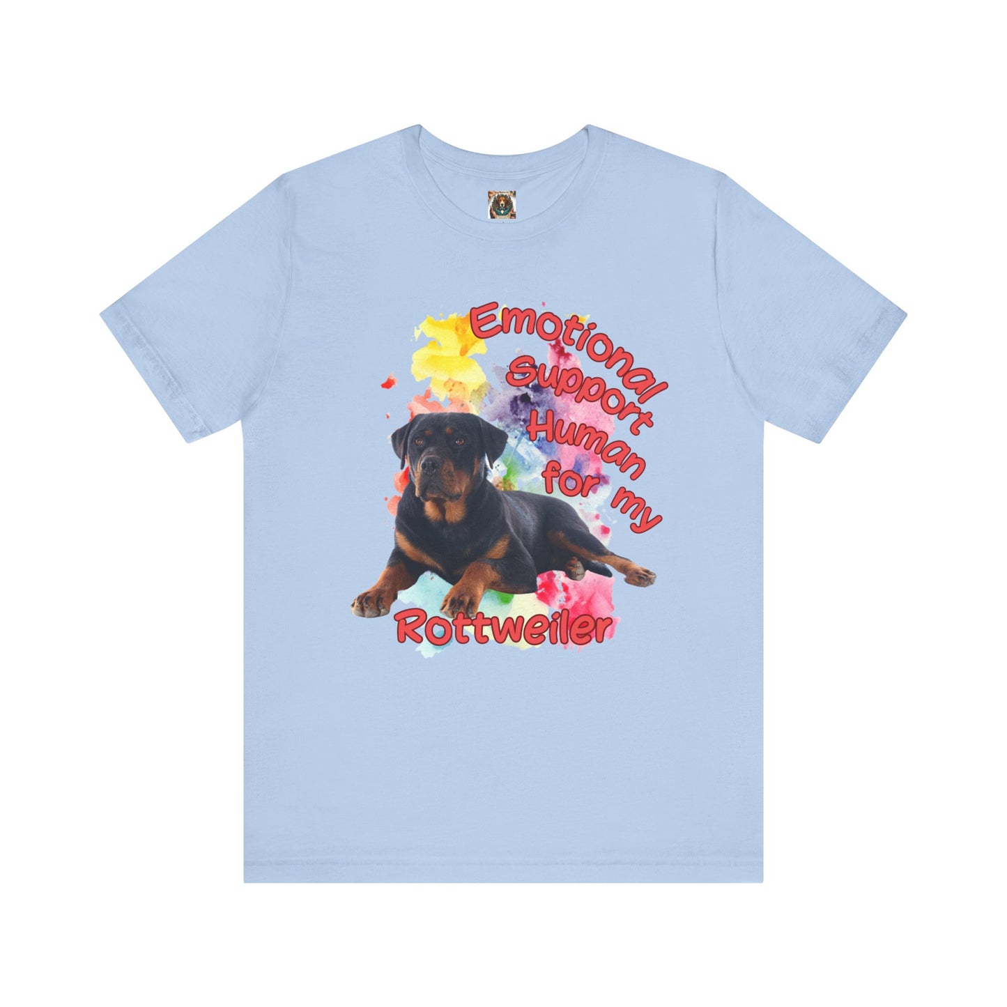 Emotional Support Human Rottweiler Tee