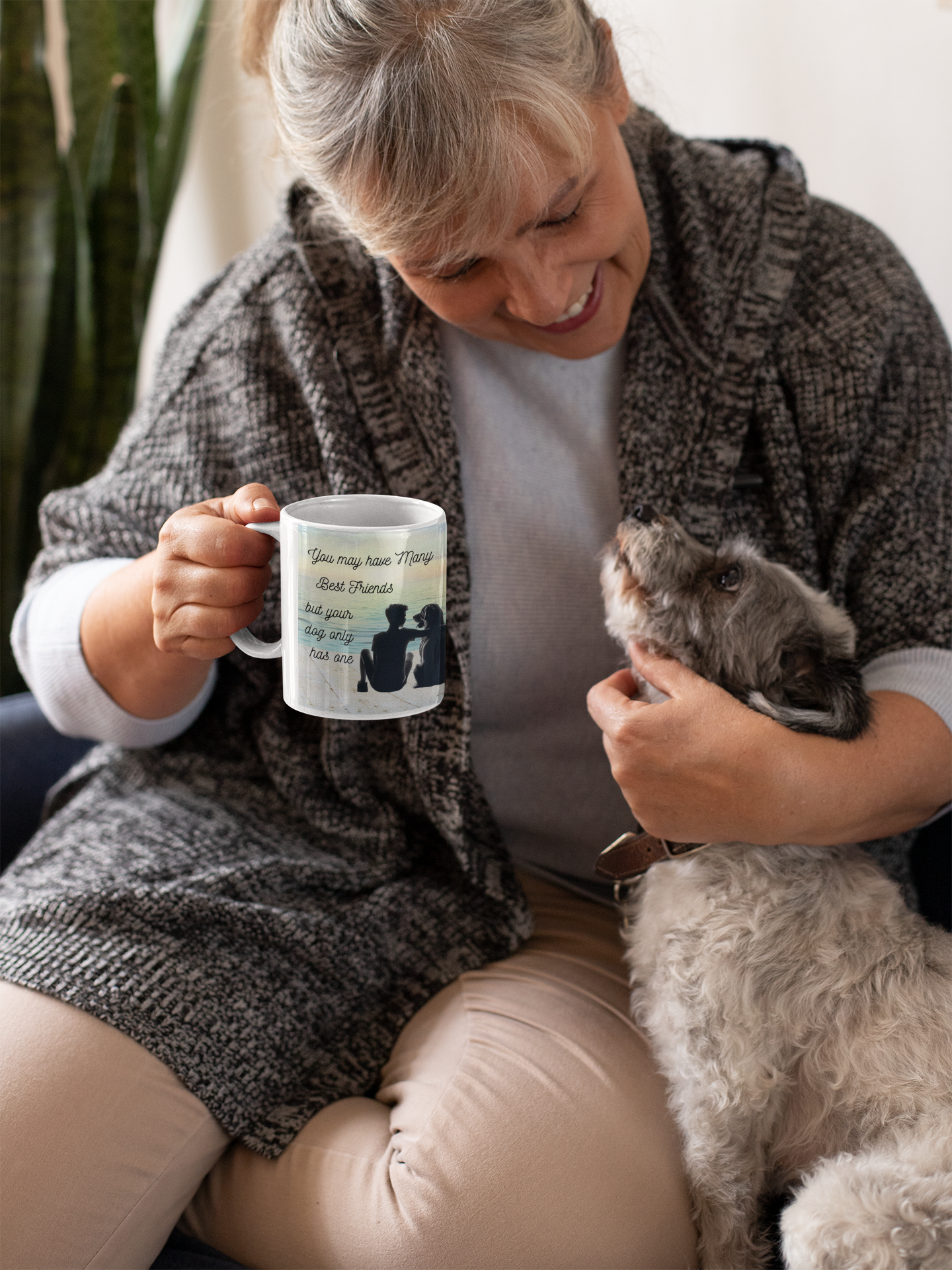 My dog only has one best friend Ceramic Mug 11oz