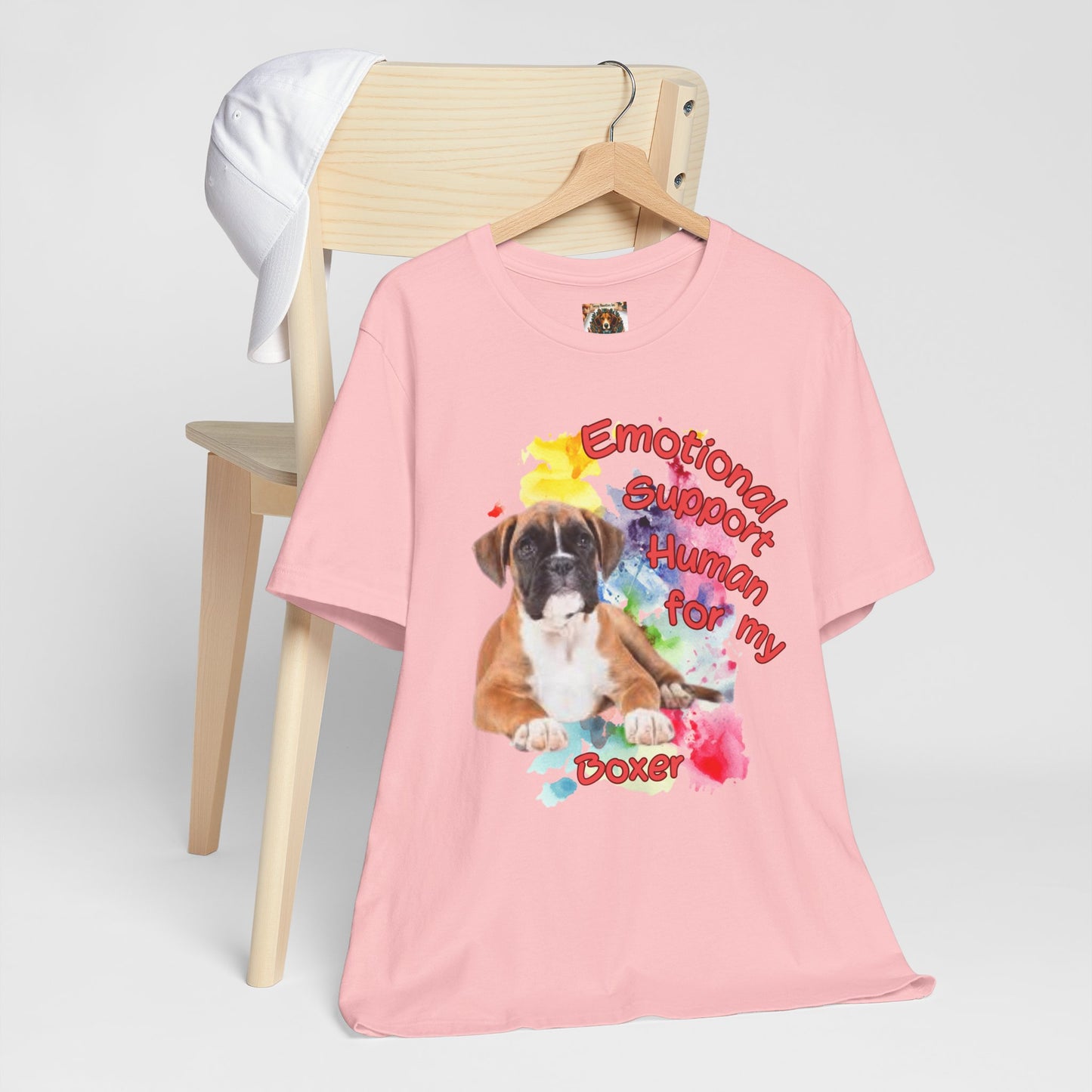Emotional Support Human Boxer Tee - Unisex Jersey Short Sleeve