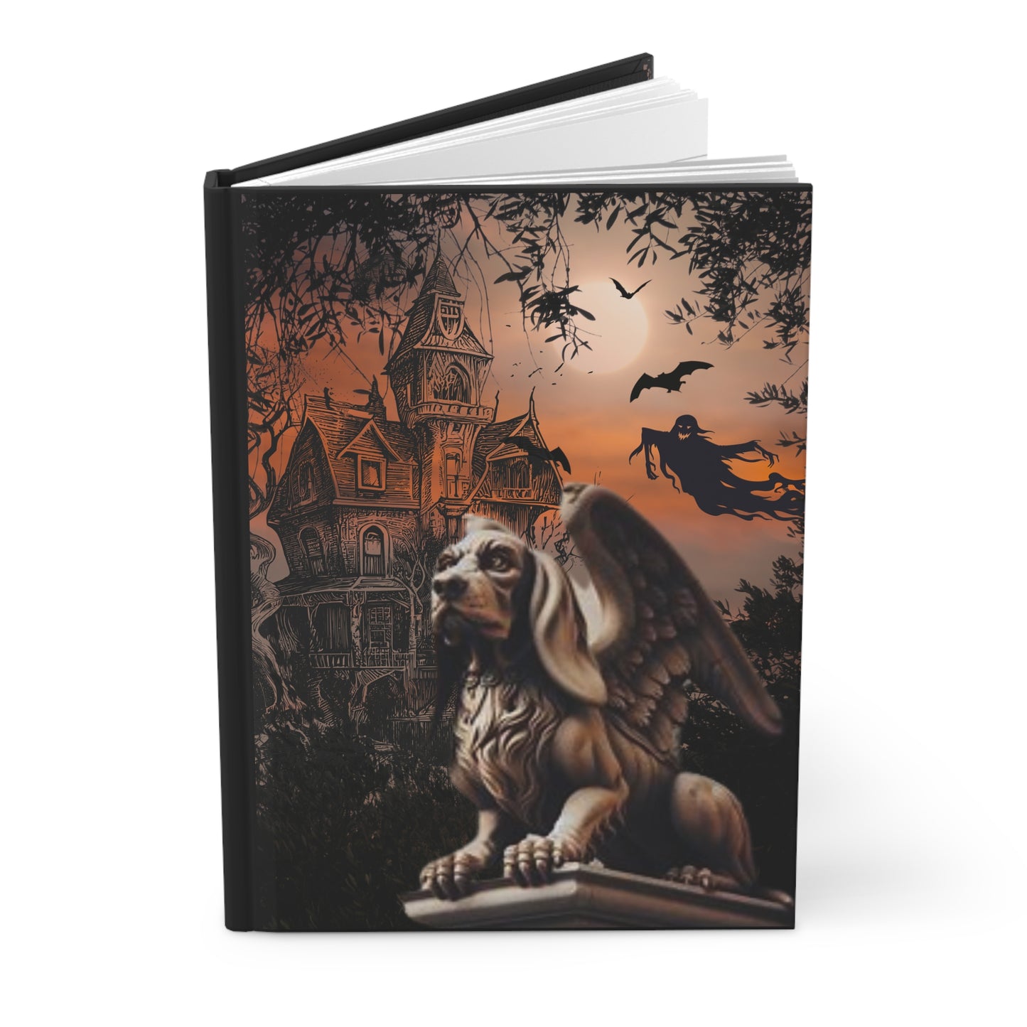 Dacshund Gargoyle Hardcover Journal