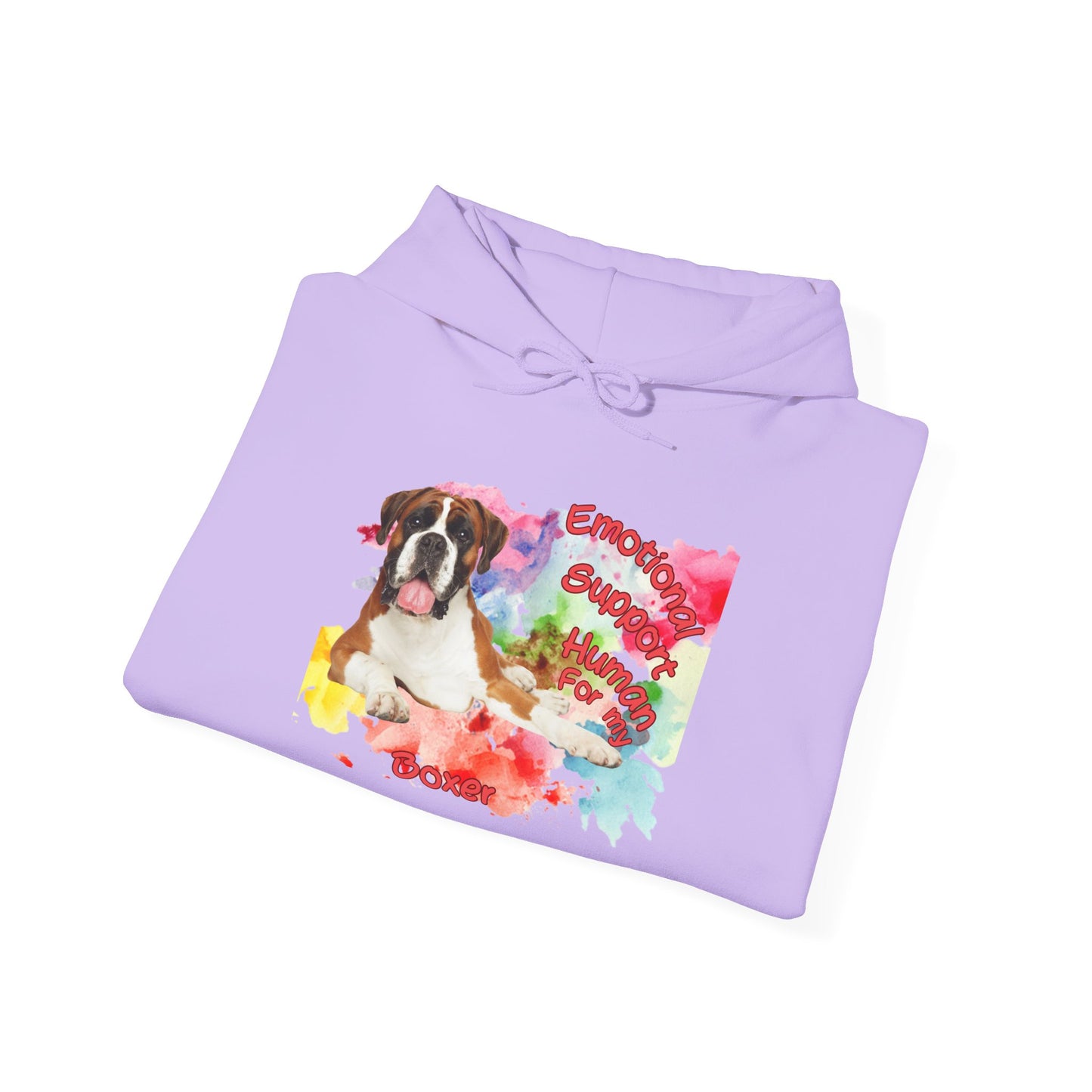 Emotional Support Human for my Boxer Hoodie