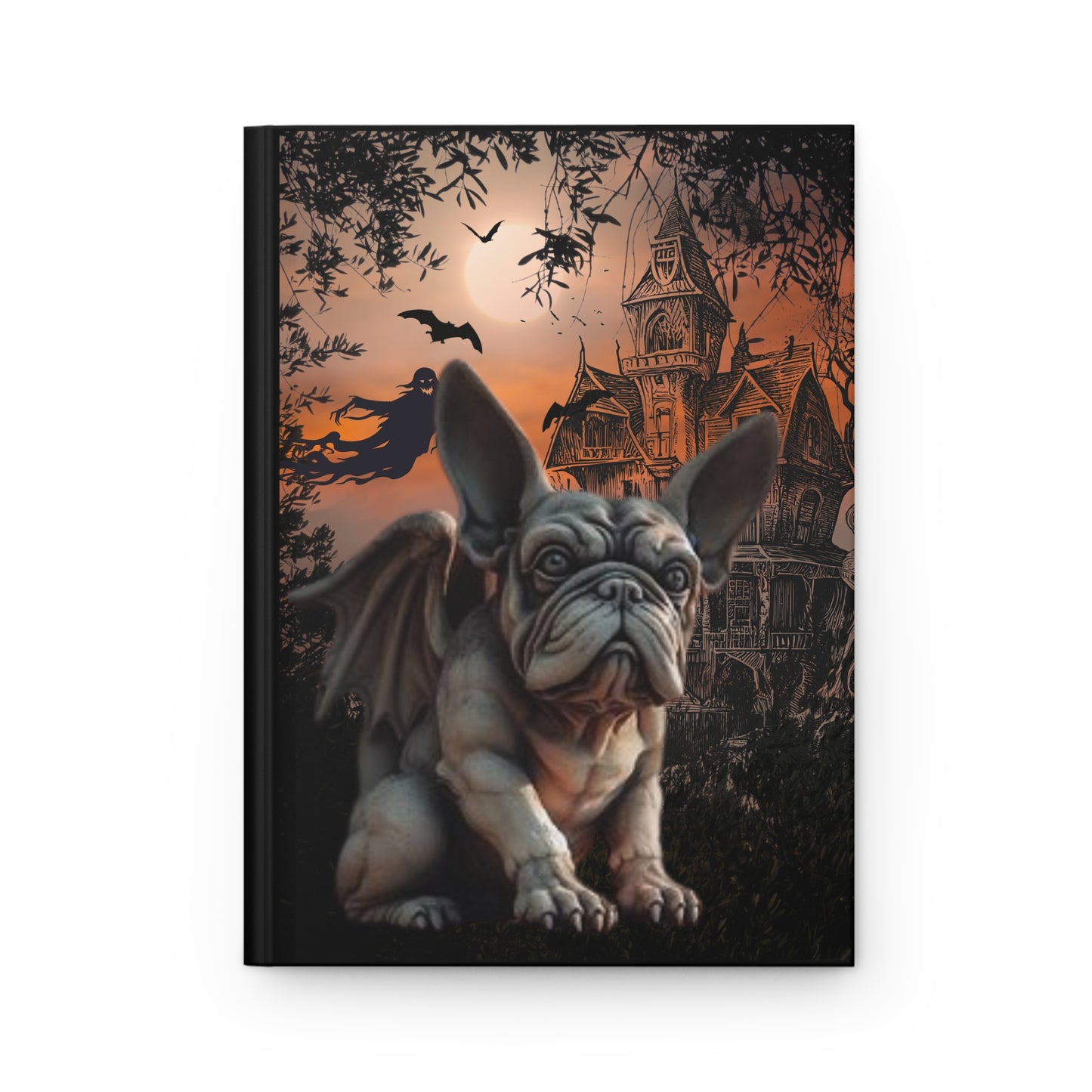 French Bulldog Gargoyle Hardcover Journal Matte