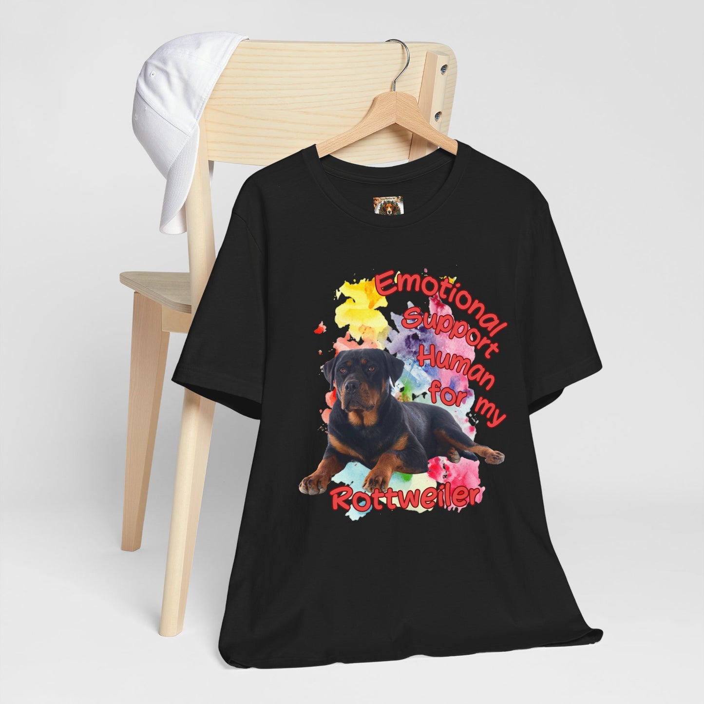 Emotional Support Human Rottweiler Tee