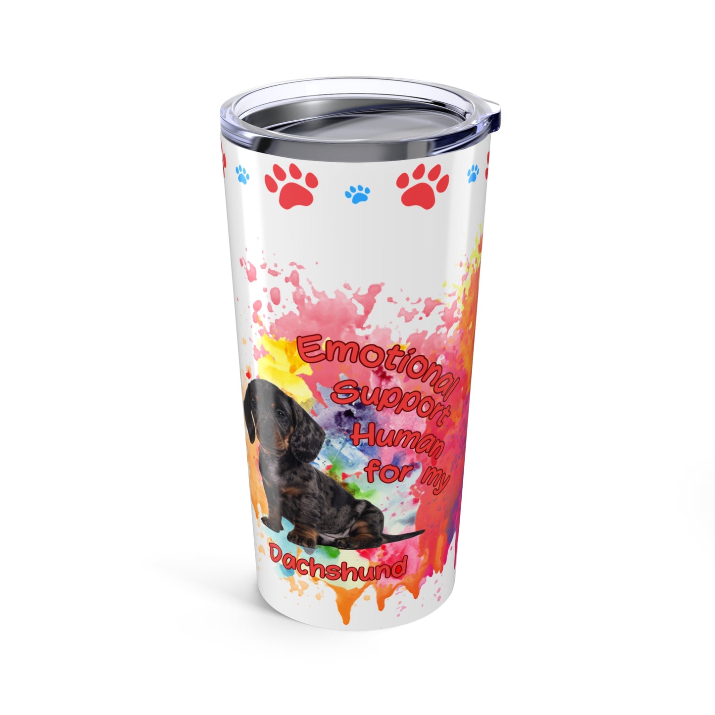 Emotional Support Human for my Dachshund Smooth Hair Coffee Tumbler
