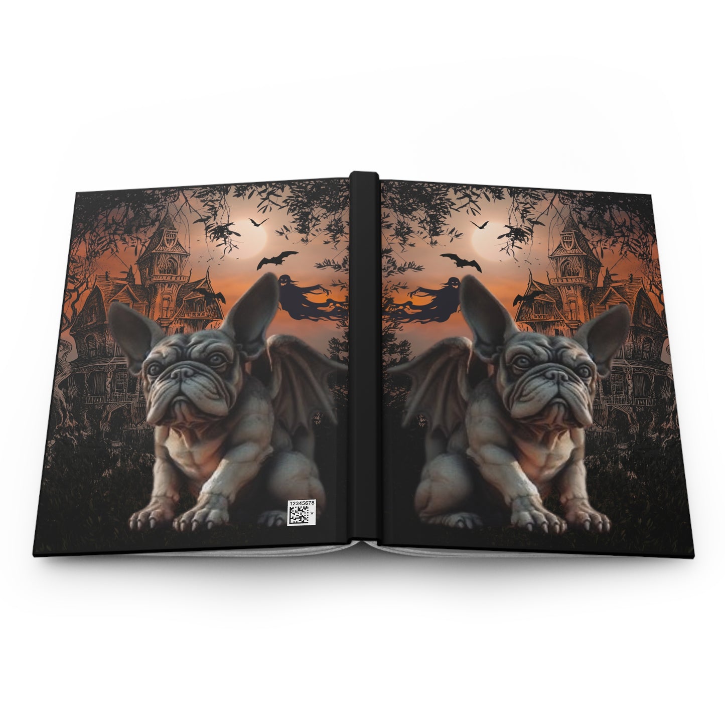 French Bulldog Gargoyle Hardcover Journal Matte