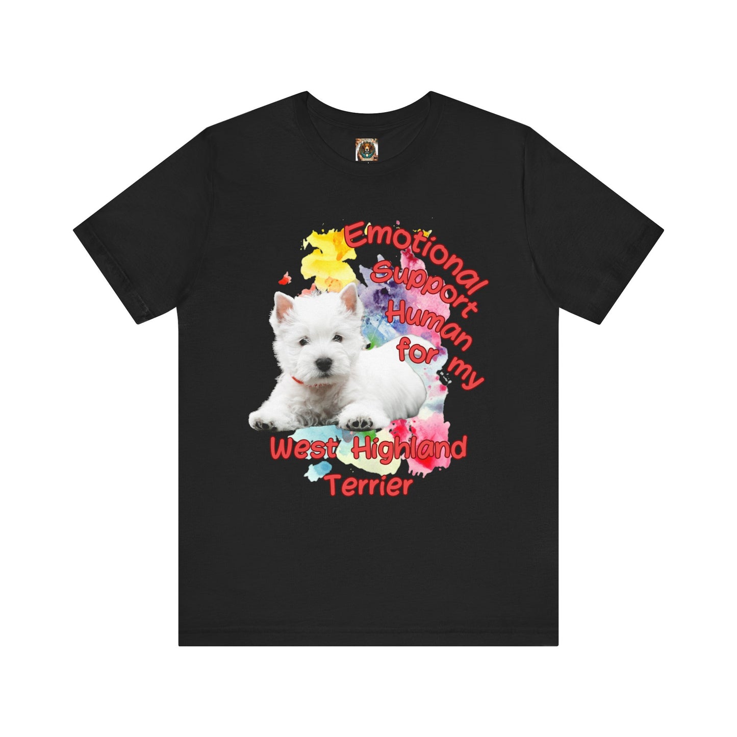 Emotional Support Human Westie Tee