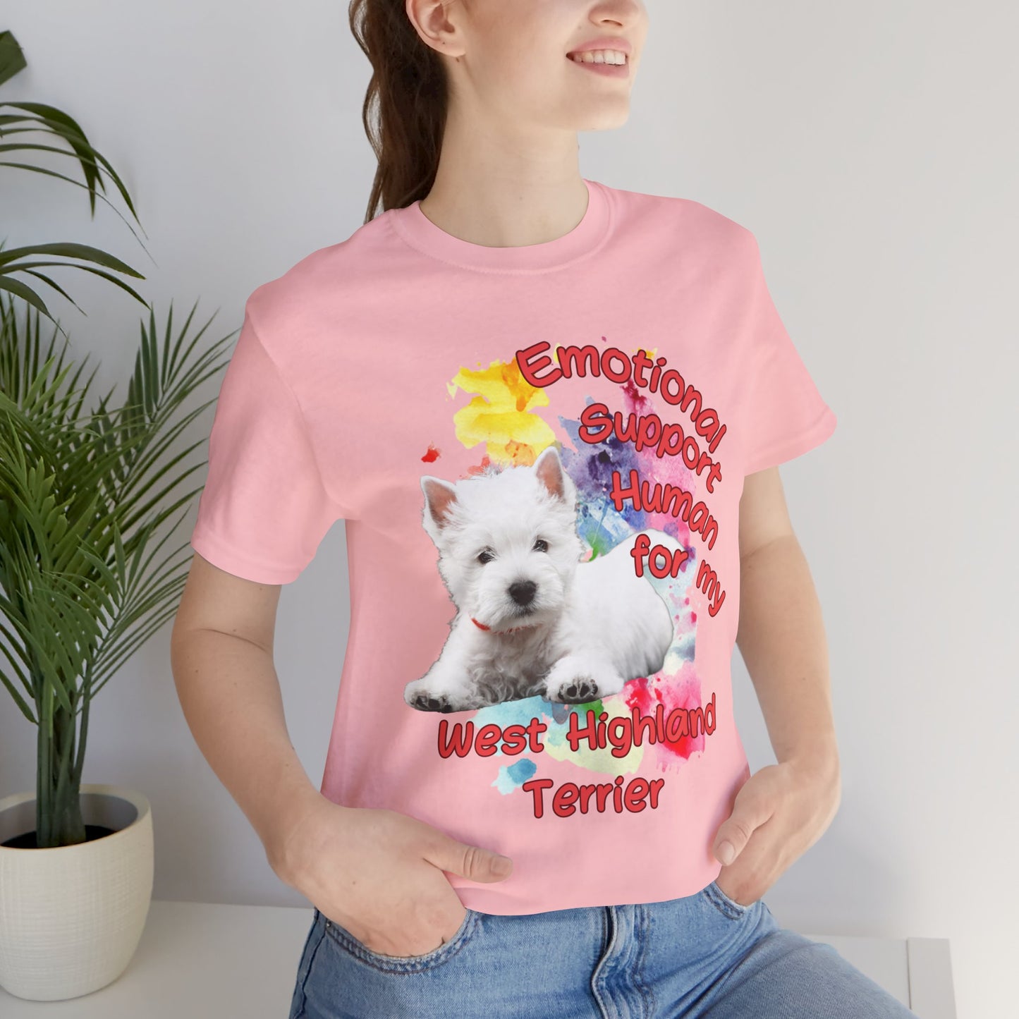 Emotional Support Human Westie Tee