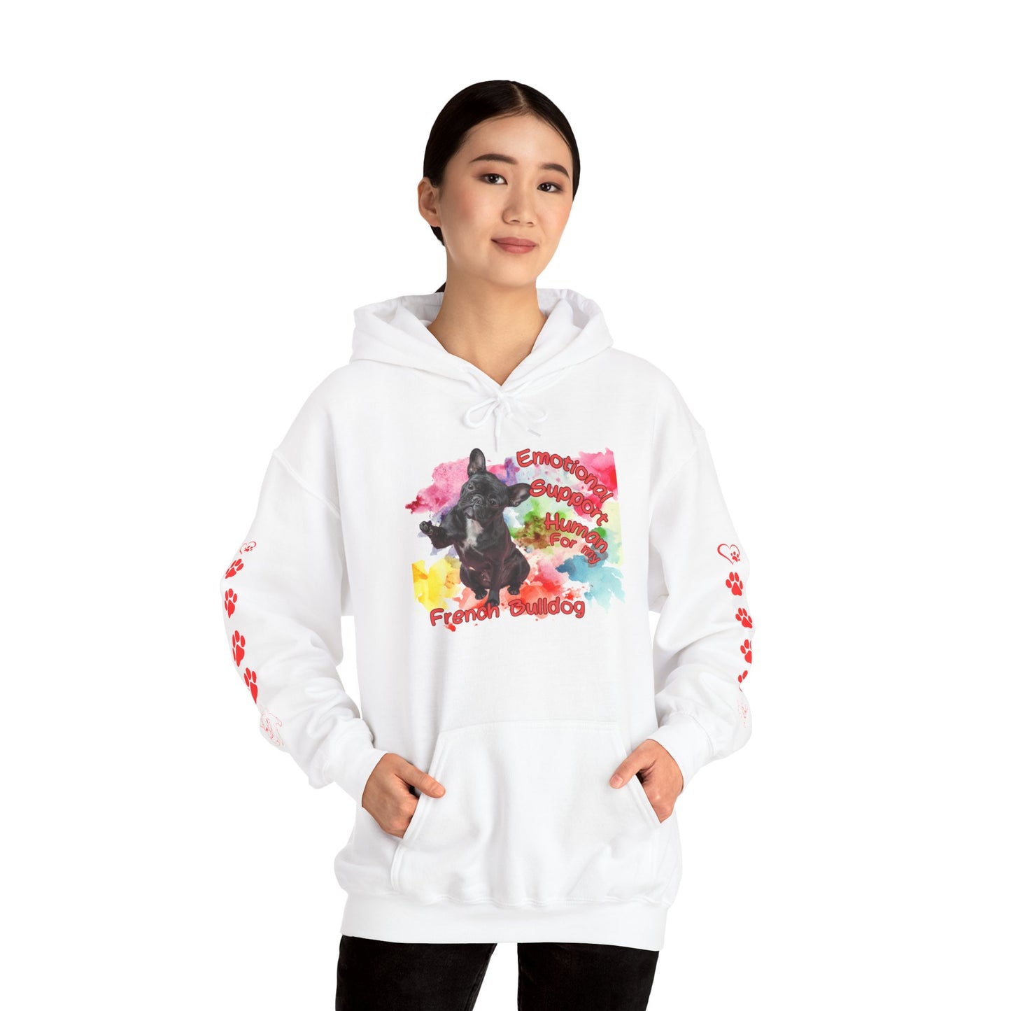 Emotional Support Human for my French Bulldog Hoodie