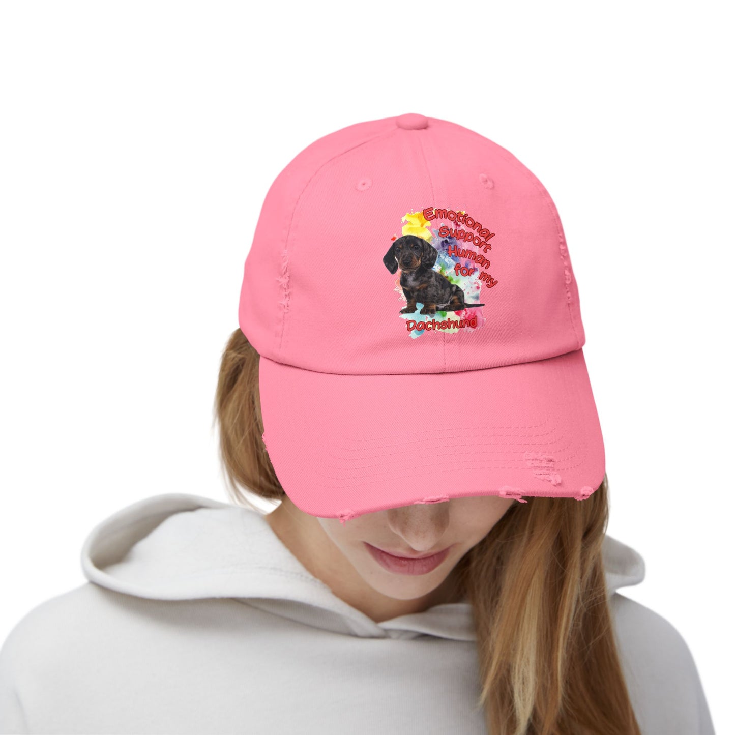 Emotional Support Human for my Dachshund Sooth Hair Hat