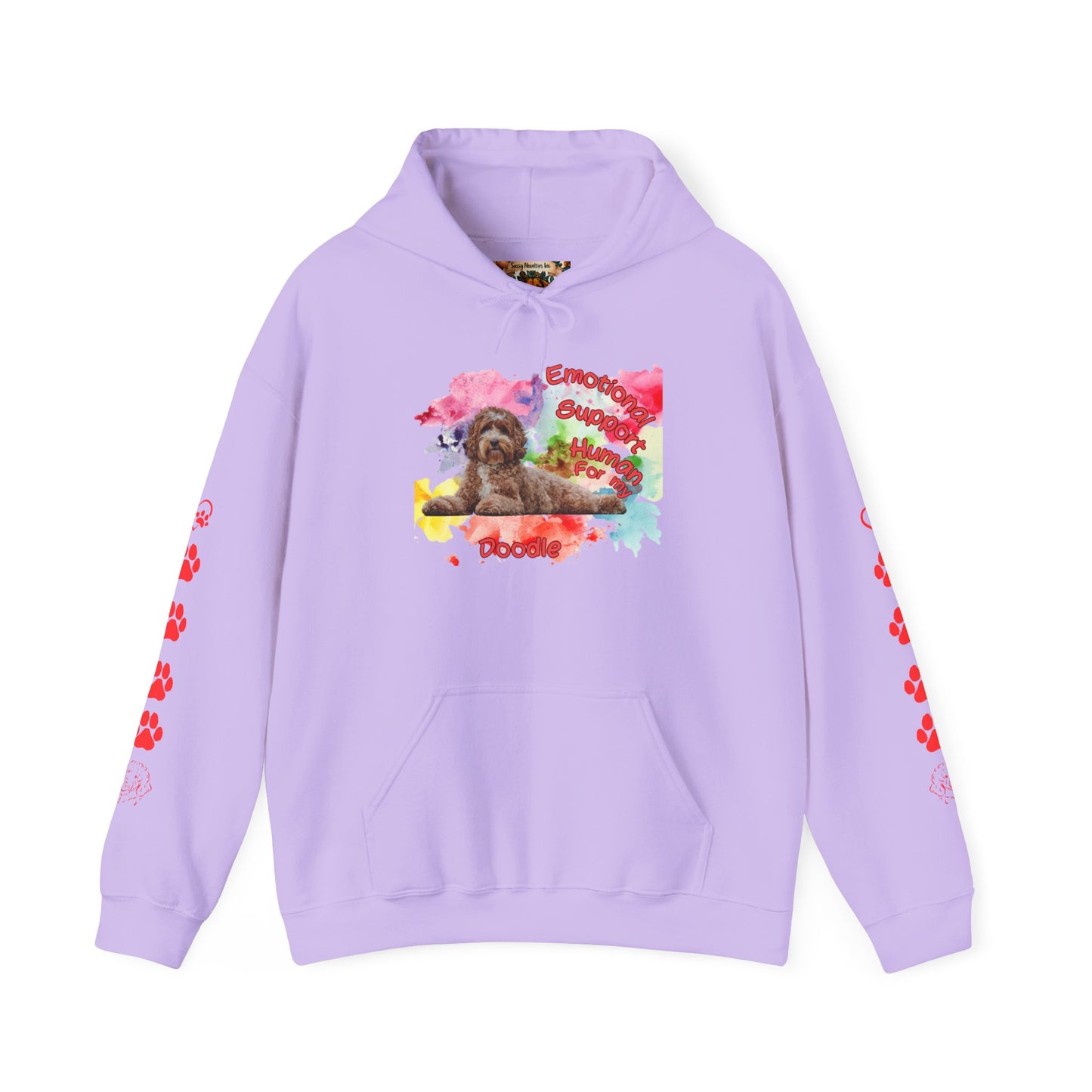 Emotional Support Human for my Doodle Hoodie