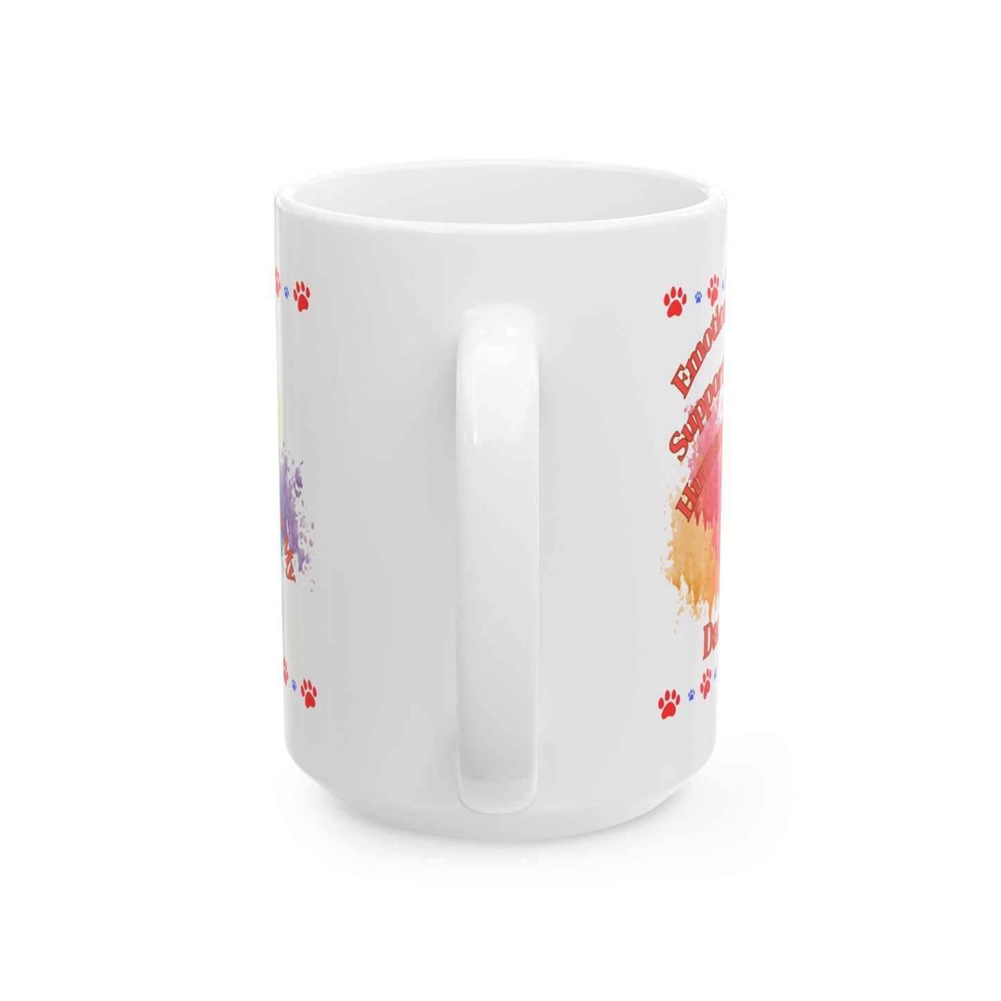 Emotional Support Dachshund Mug, Cute Dog Gift, Pet Lover Coffee Cup, Puppy Lover, Dog Mom Coffee Mug