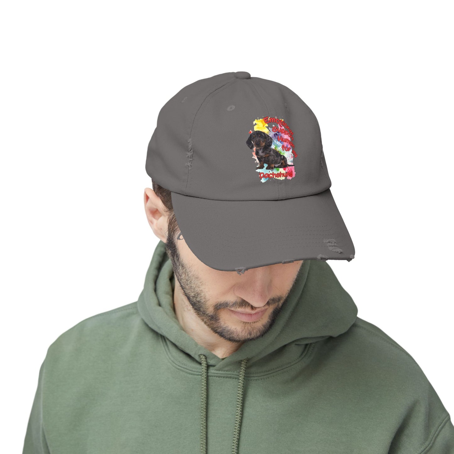 Emotional Support Human for my Dachshund Sooth Hair Hat