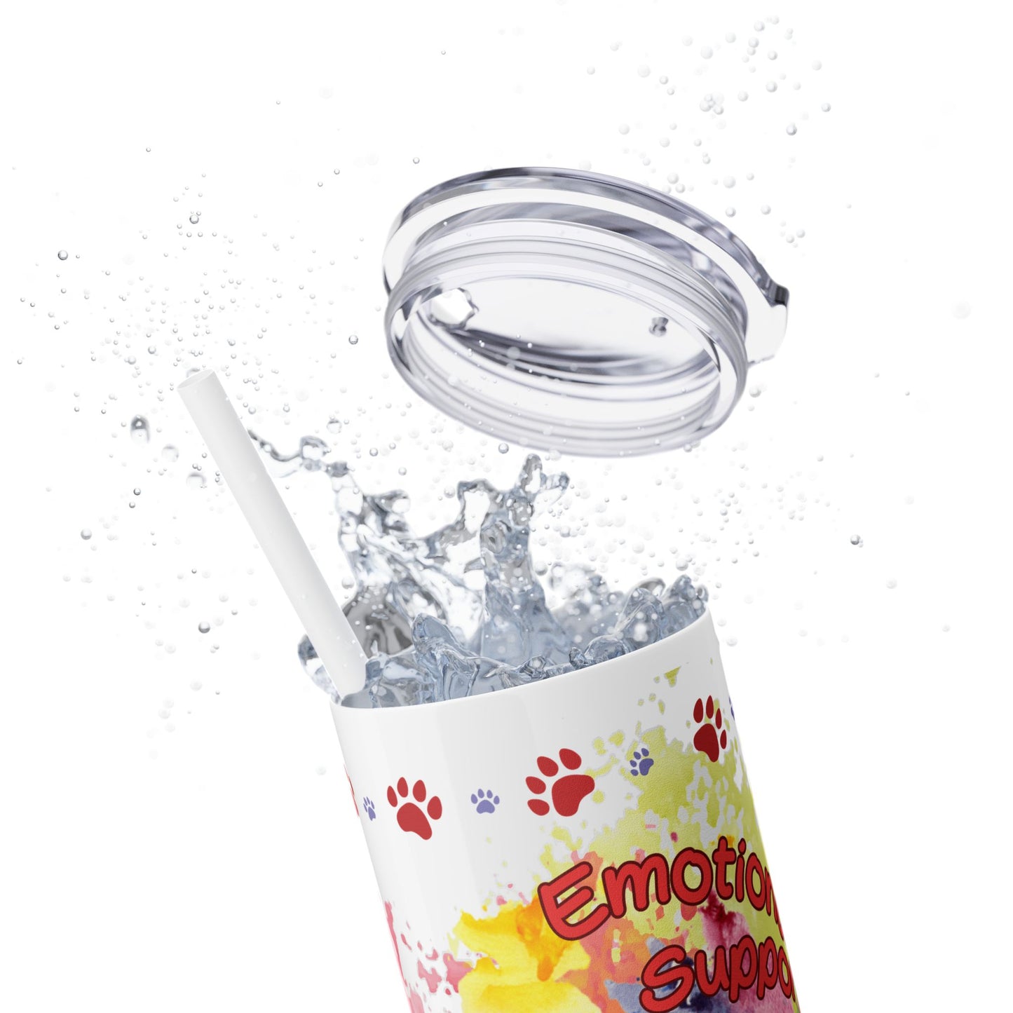 Emotional Support Human for my Dachshund Smooth Hair Skinny Tumbler