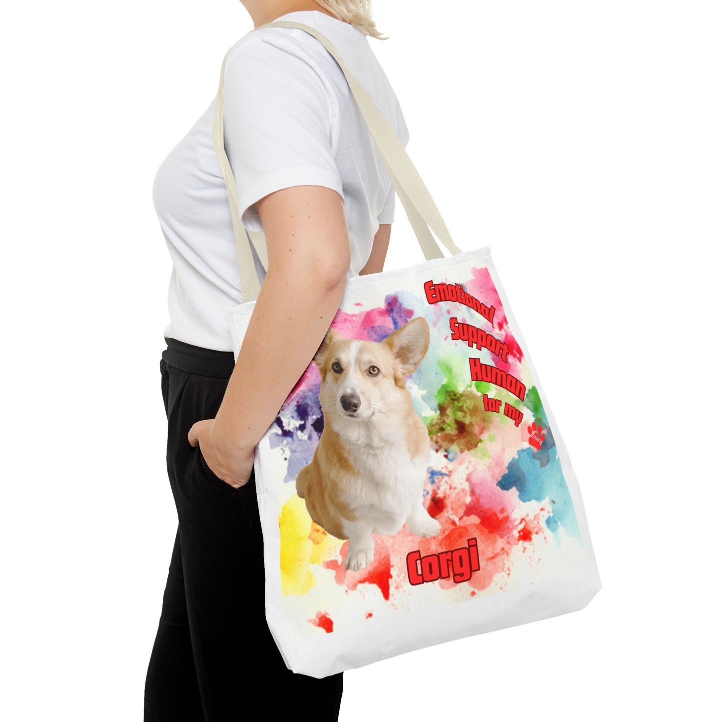 Emotional Support Human for my Corgi Tote bag