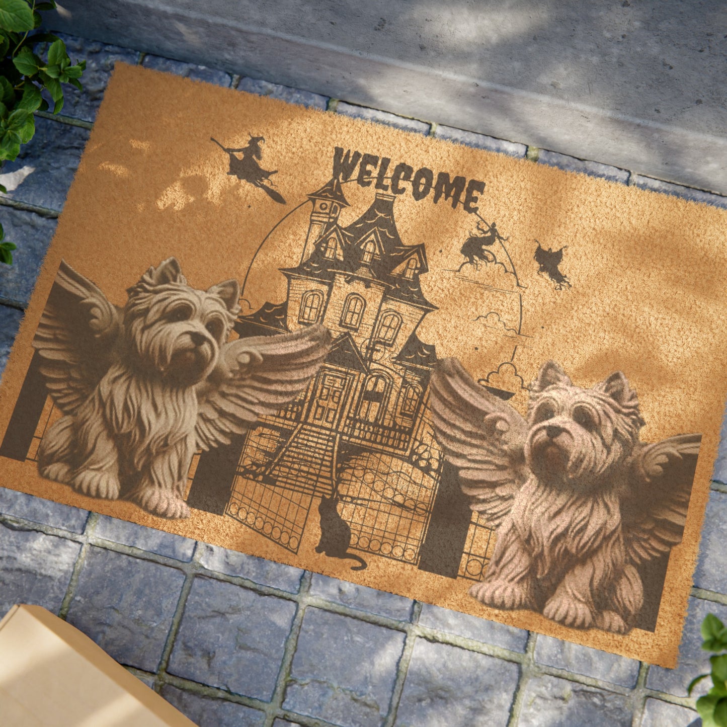 Westie Gargoyle Doormat