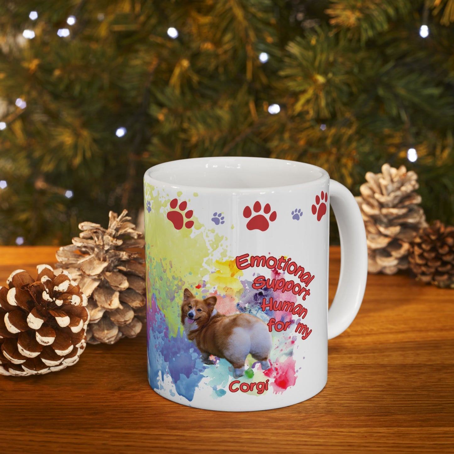 Emotional Support Human for my Corgi Coffee mug