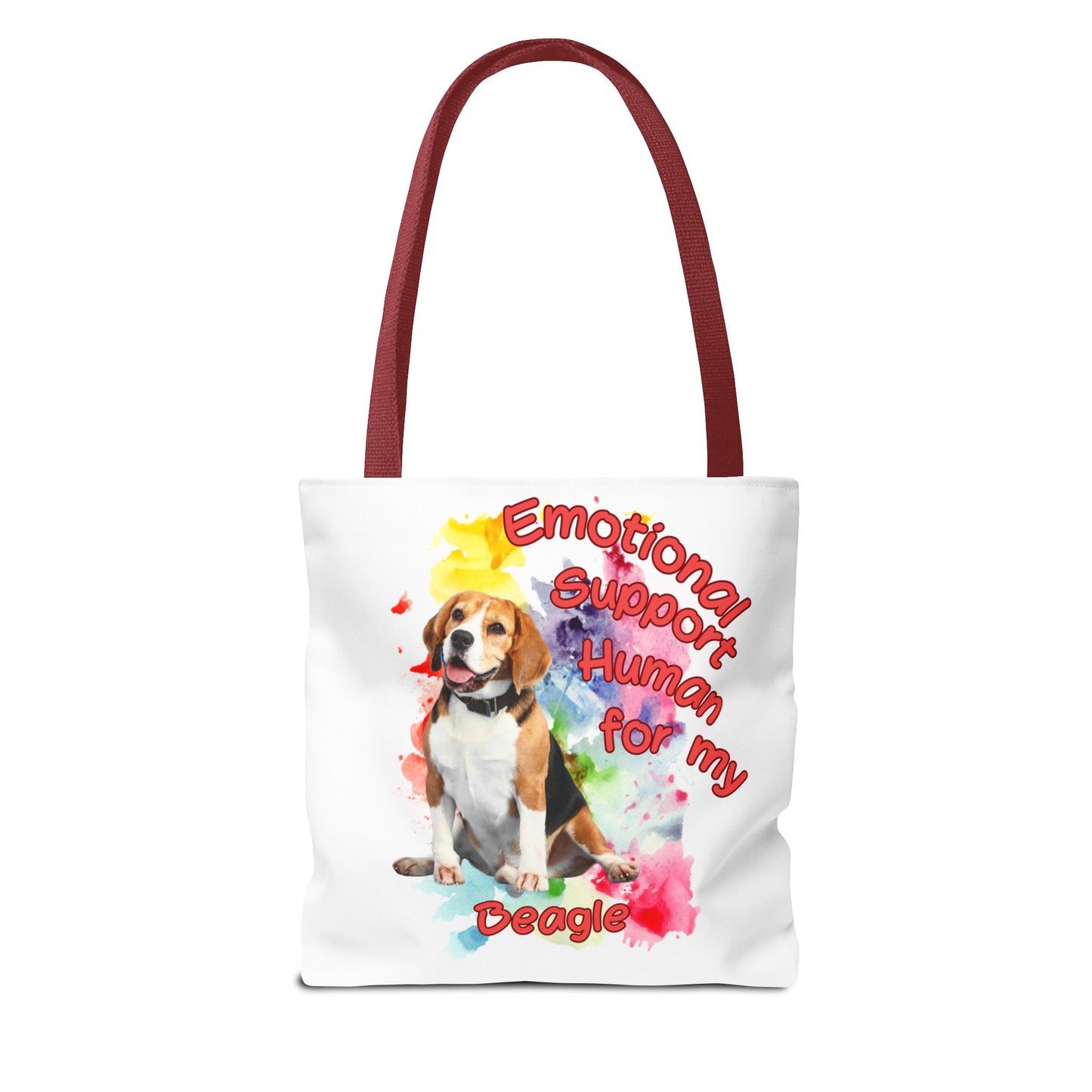 Emotional Support Human for my Beagle Tote Bag