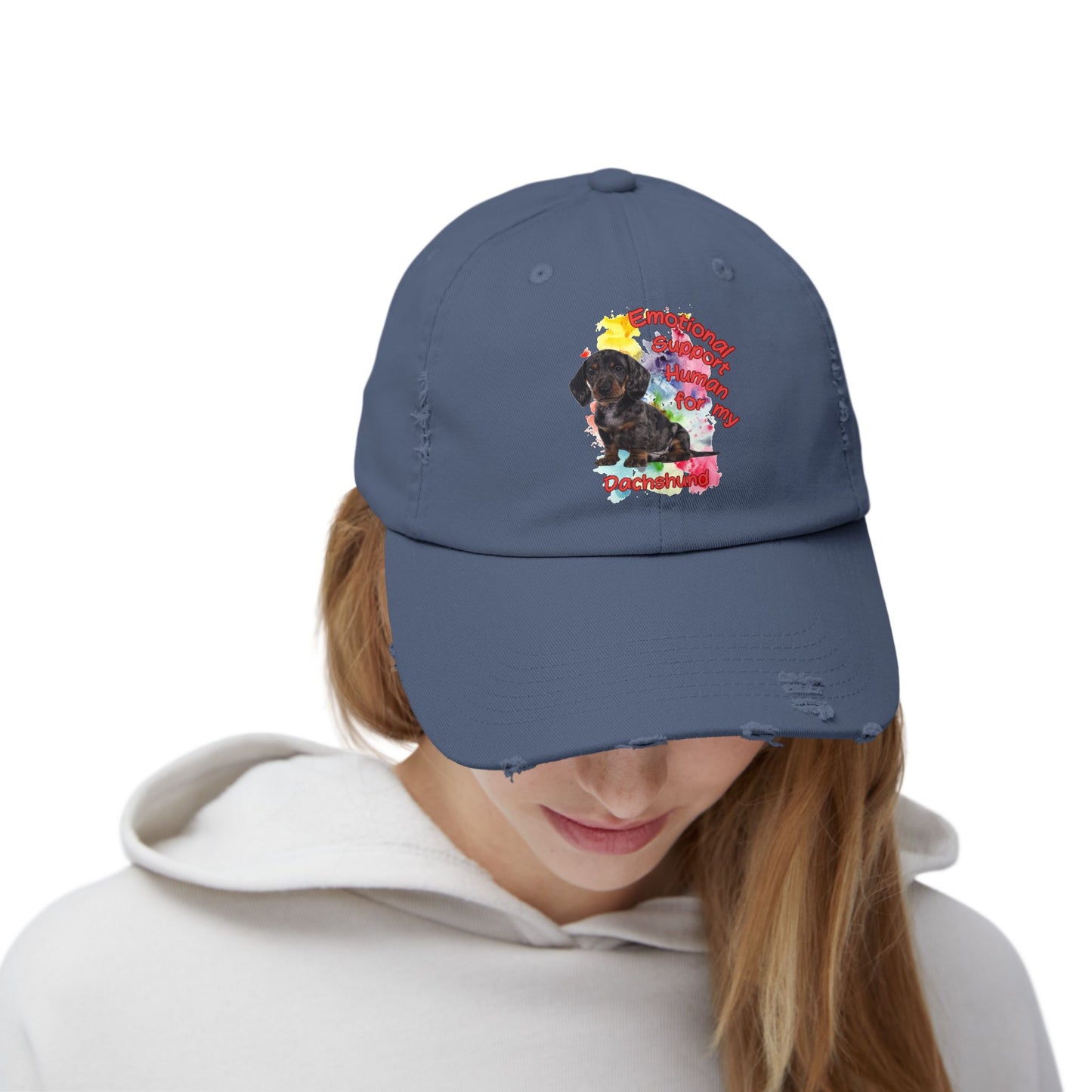 Emotional Support Human for my Dachshund Sooth Hair Hat