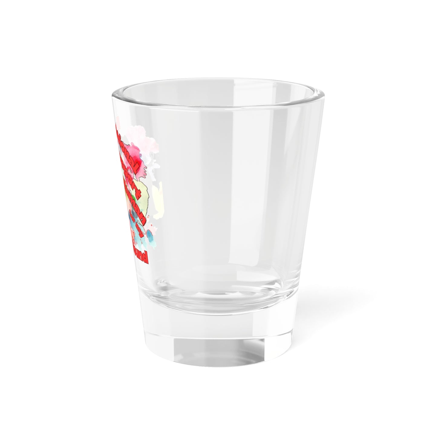 Emotional Support Human for my Afghan Hound shot glass