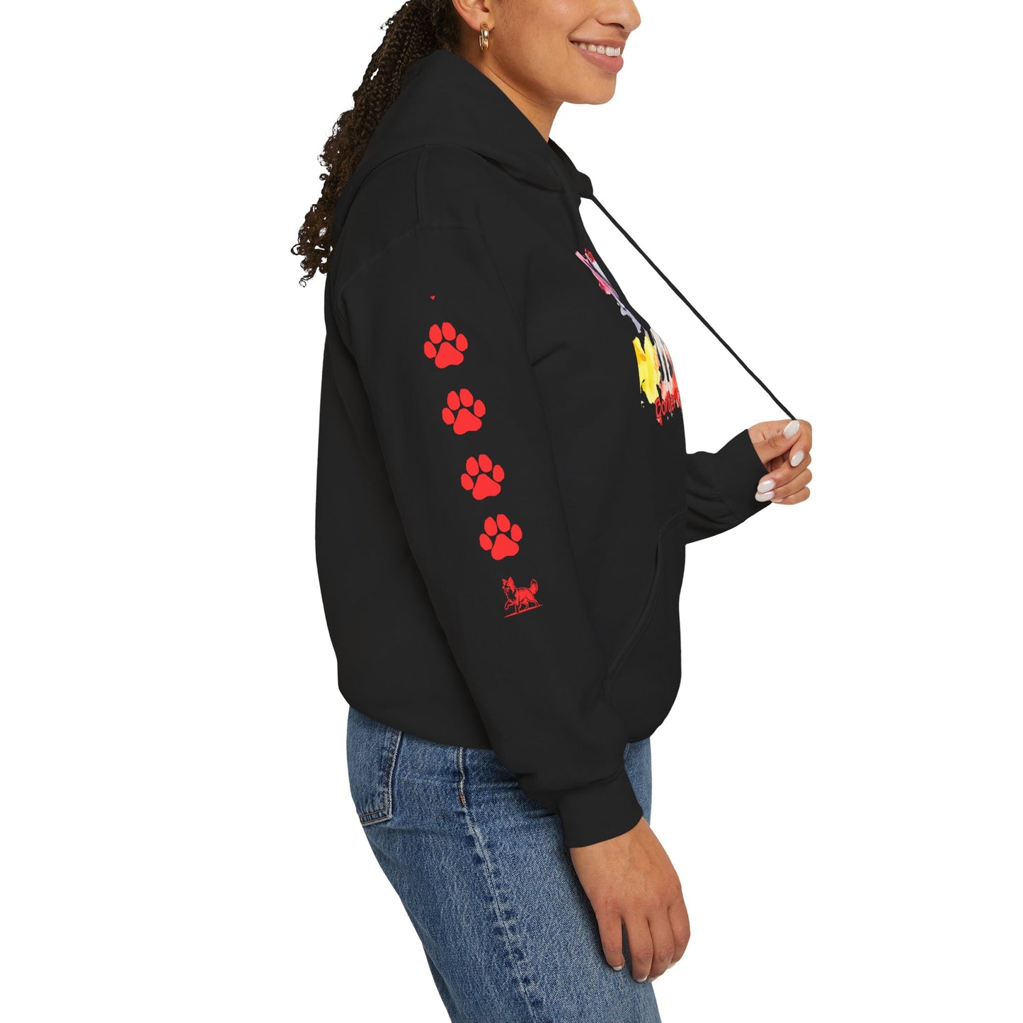 Emotional Support Human for my Border Collie Hoodie