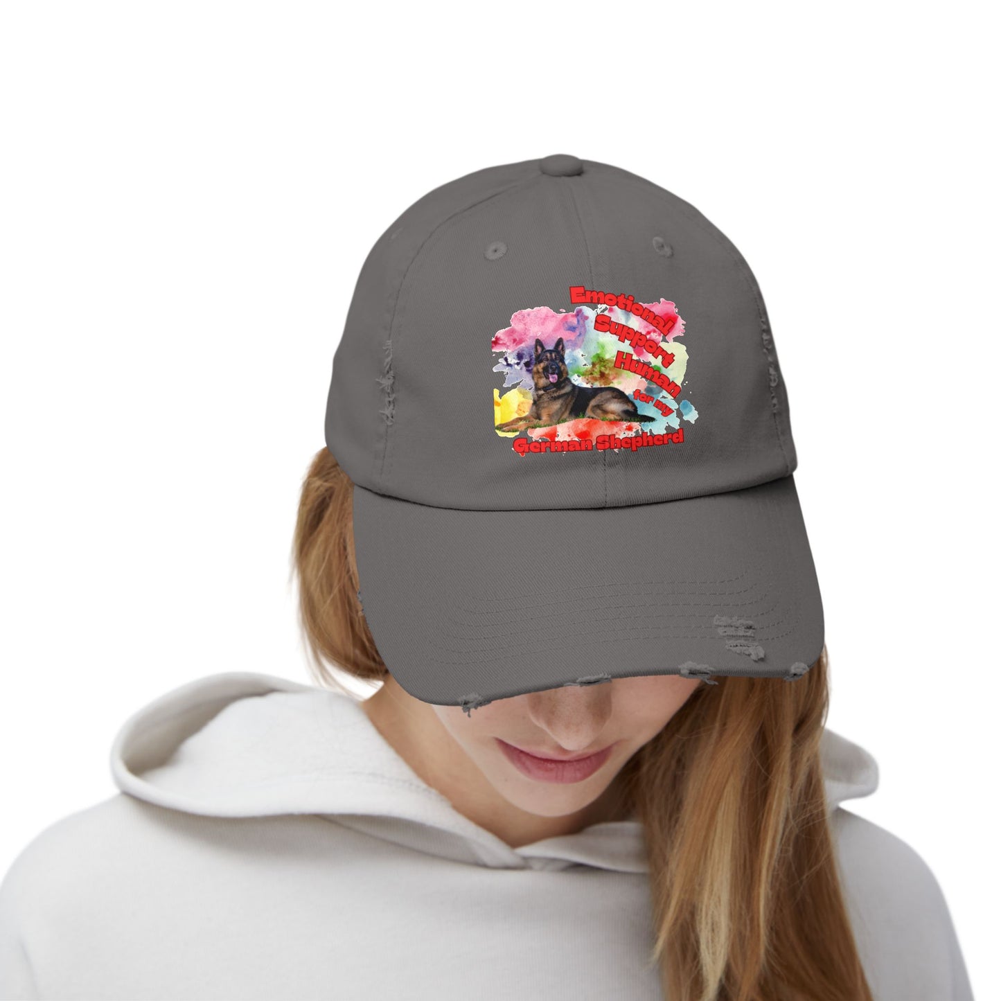 Emotional Support Human for my German Sheperd hat