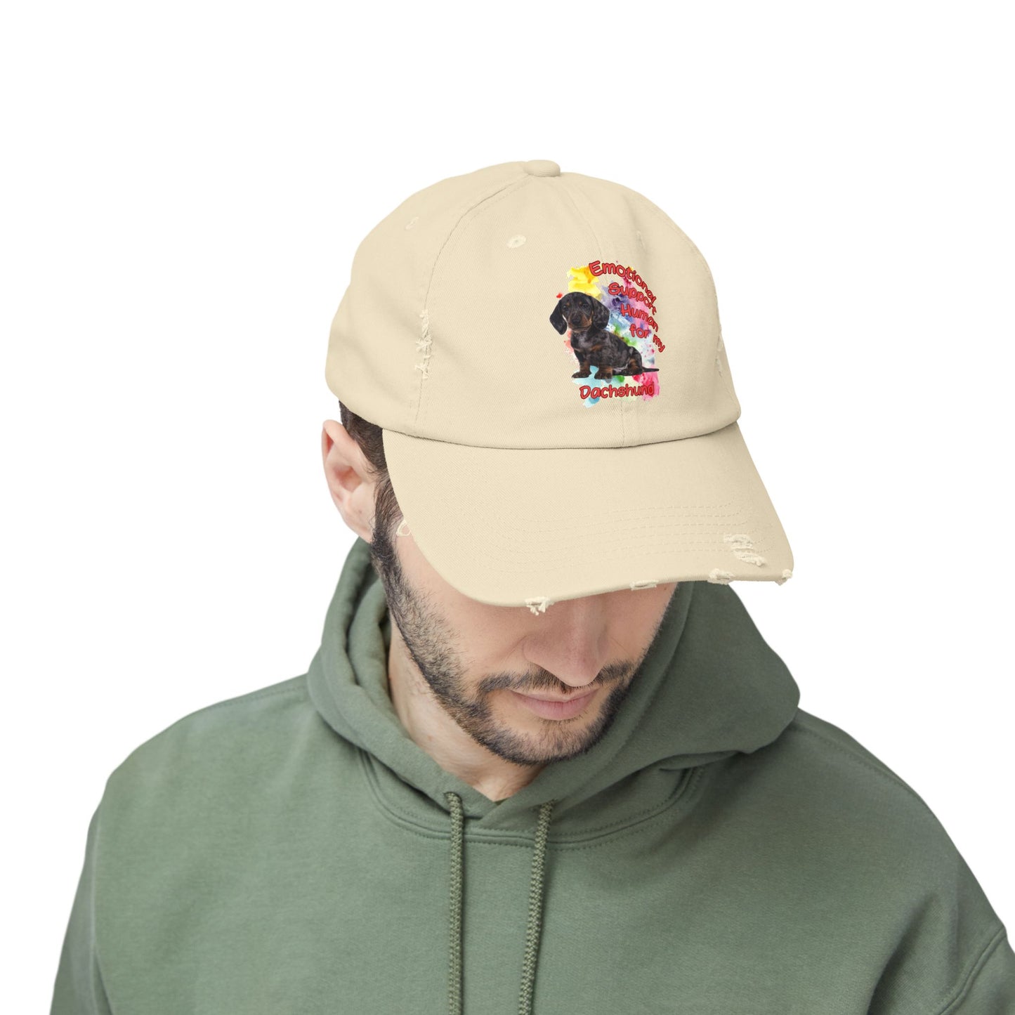 Emotional Support Human for my Dachshund Sooth Hair Hat